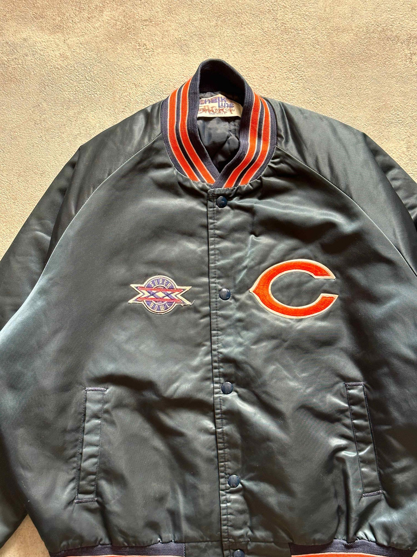 VINTAGE BEARS JACKET - XLARGE
