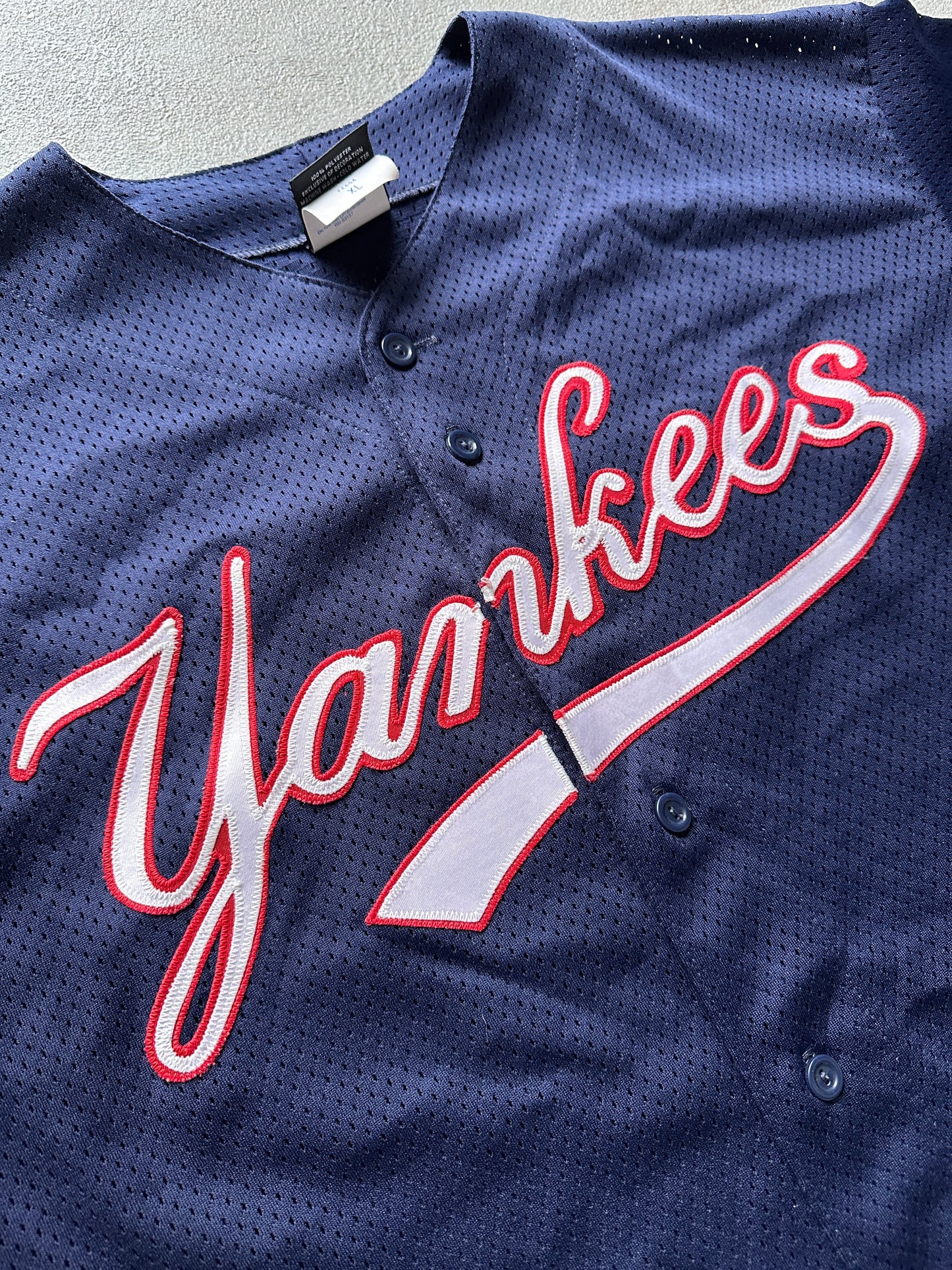 VINTAGE NEW YORK YANKEES JERSEY - XLARGE