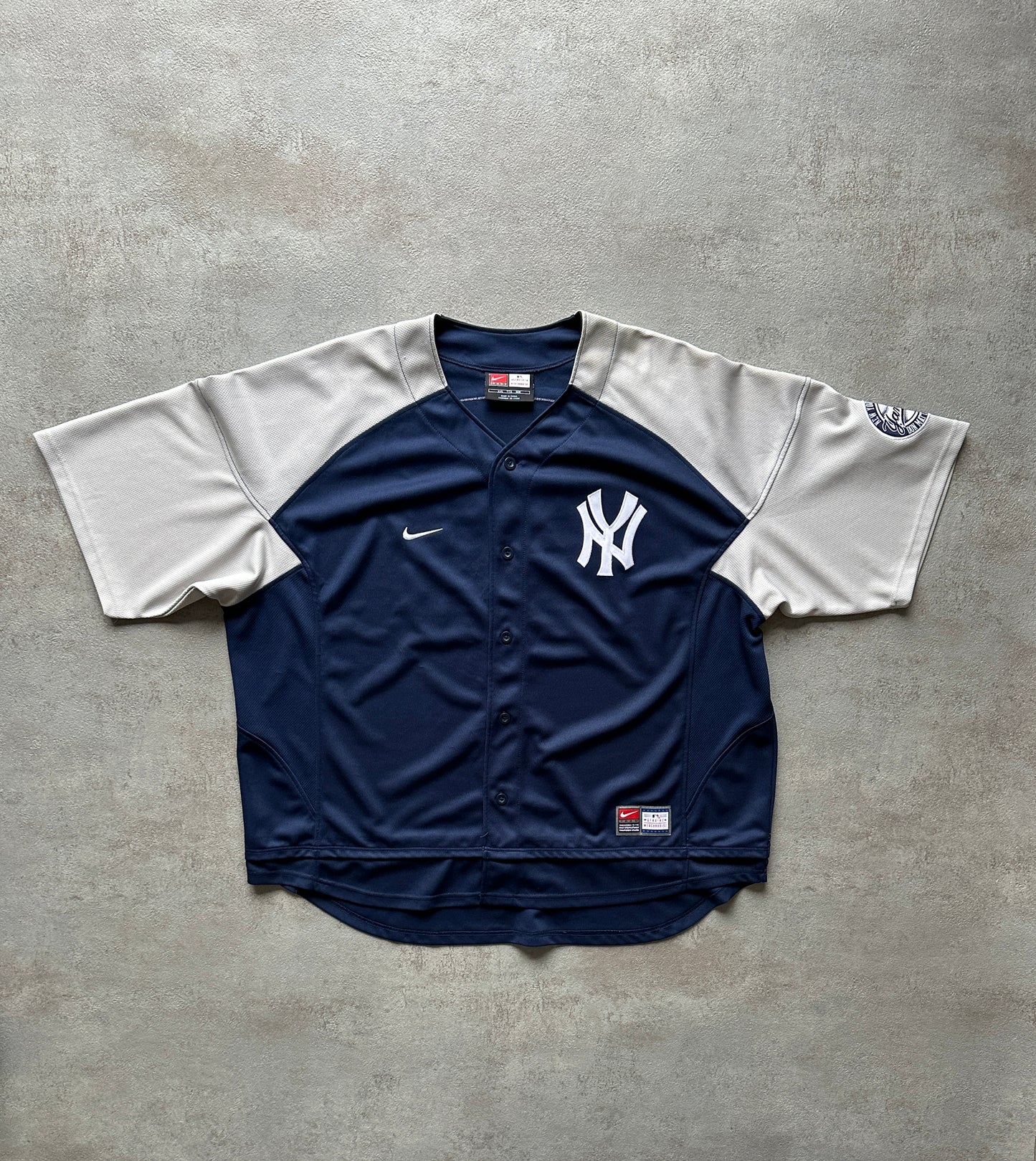 VINTAGE NIKE NEW YORK YANKEES DON MATTINGLY JERSEY - XXLARGE