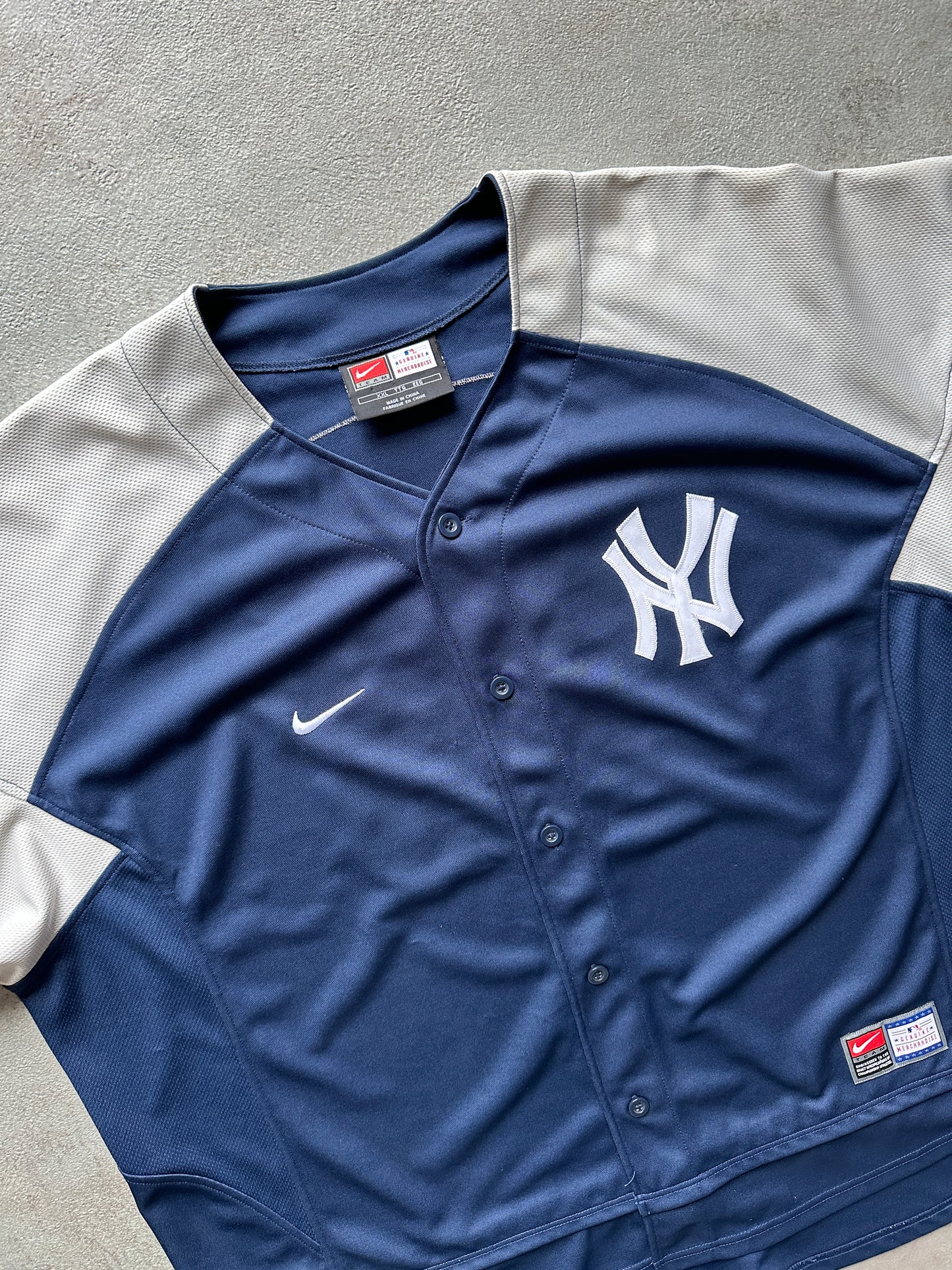 VINTAGE NIKE NEW YORK YANKEES DON MATTINGLY JERSEY - XXLARGE