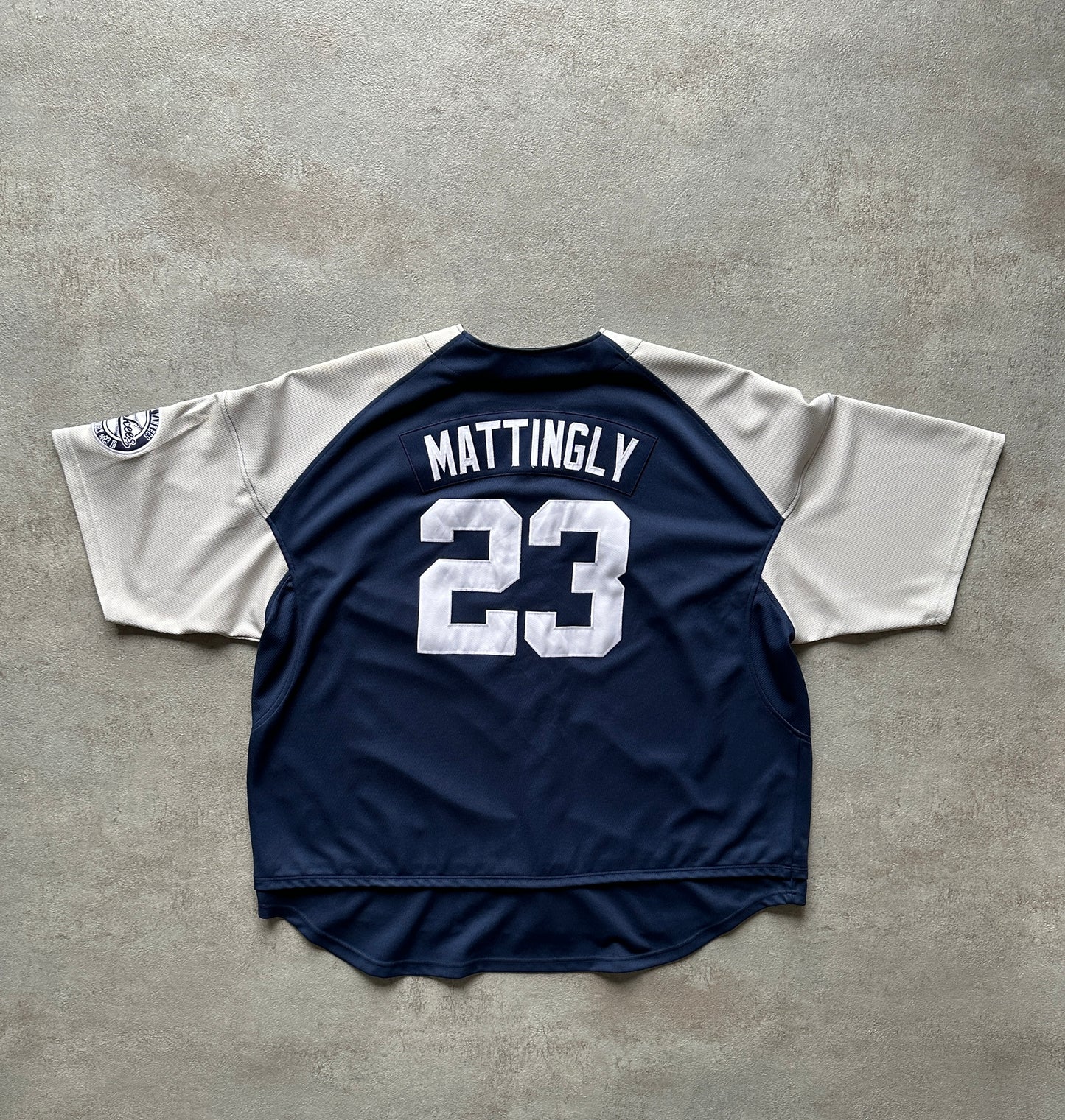 VINTAGE NIKE NEW YORK YANKEES DON MATTINGLY JERSEY - XXLARGE