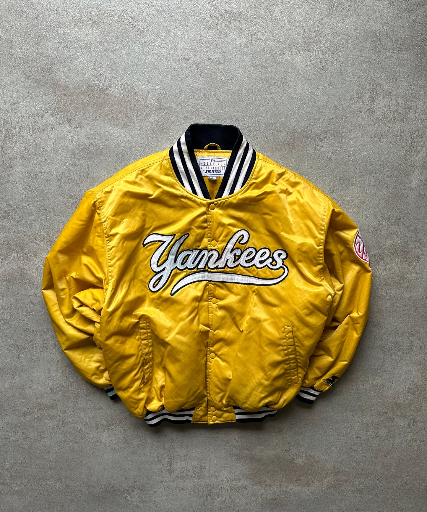 VINTAGE NEW YORK YANKEES SATIN JACKET - XXLARGE