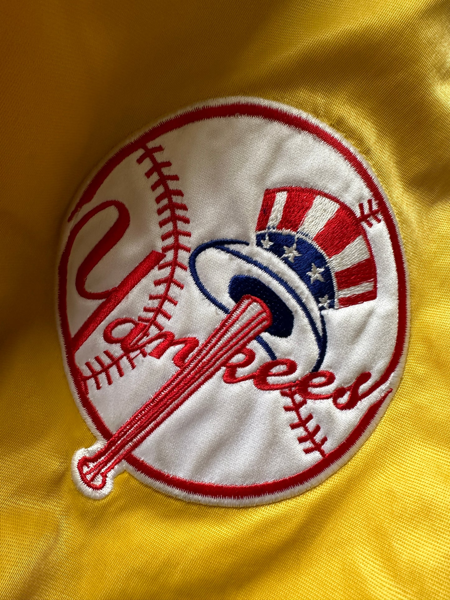 VINTAGE NEW YORK YANKEES SATIN JACKET - XXLARGE