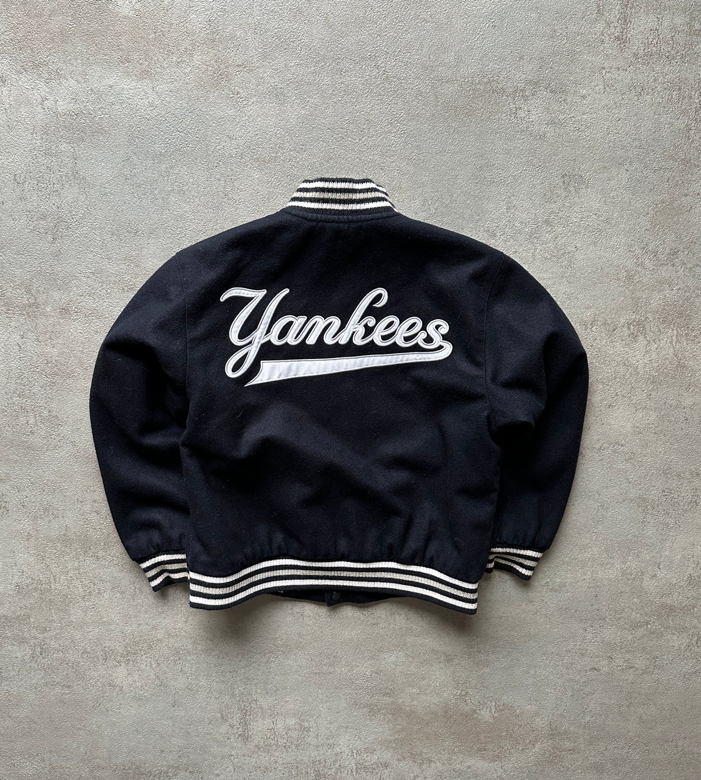 VINTAGE NEW YORK YANKEES REVERSIBLE JACKET - XSMALL