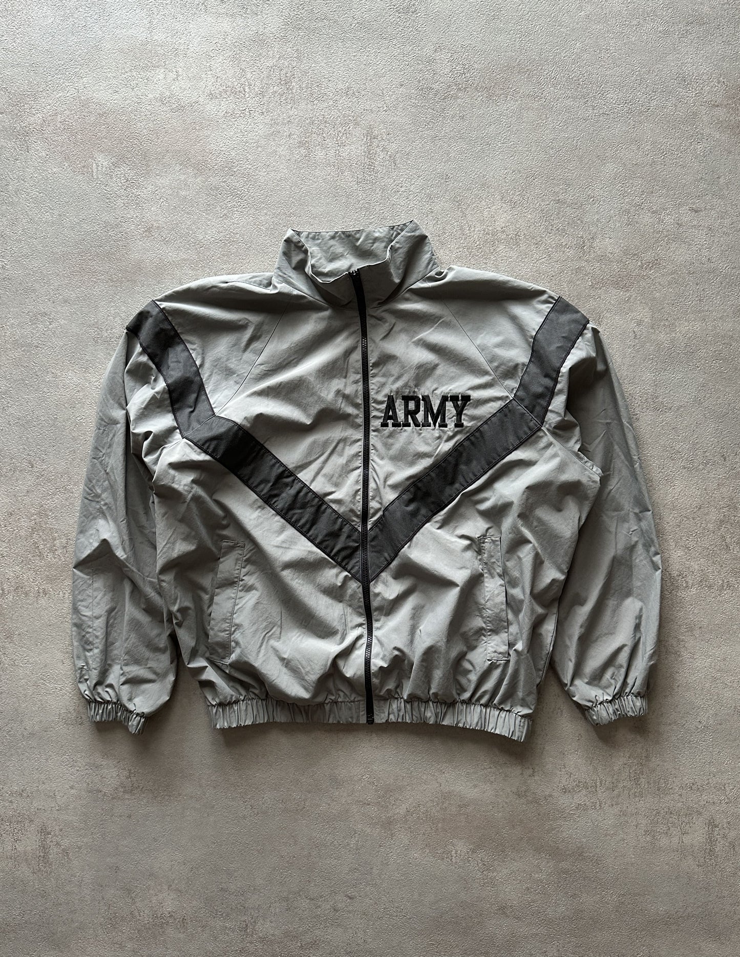 US ARMY IPFU REFLECTIVE TRACK JACKET - LARGE