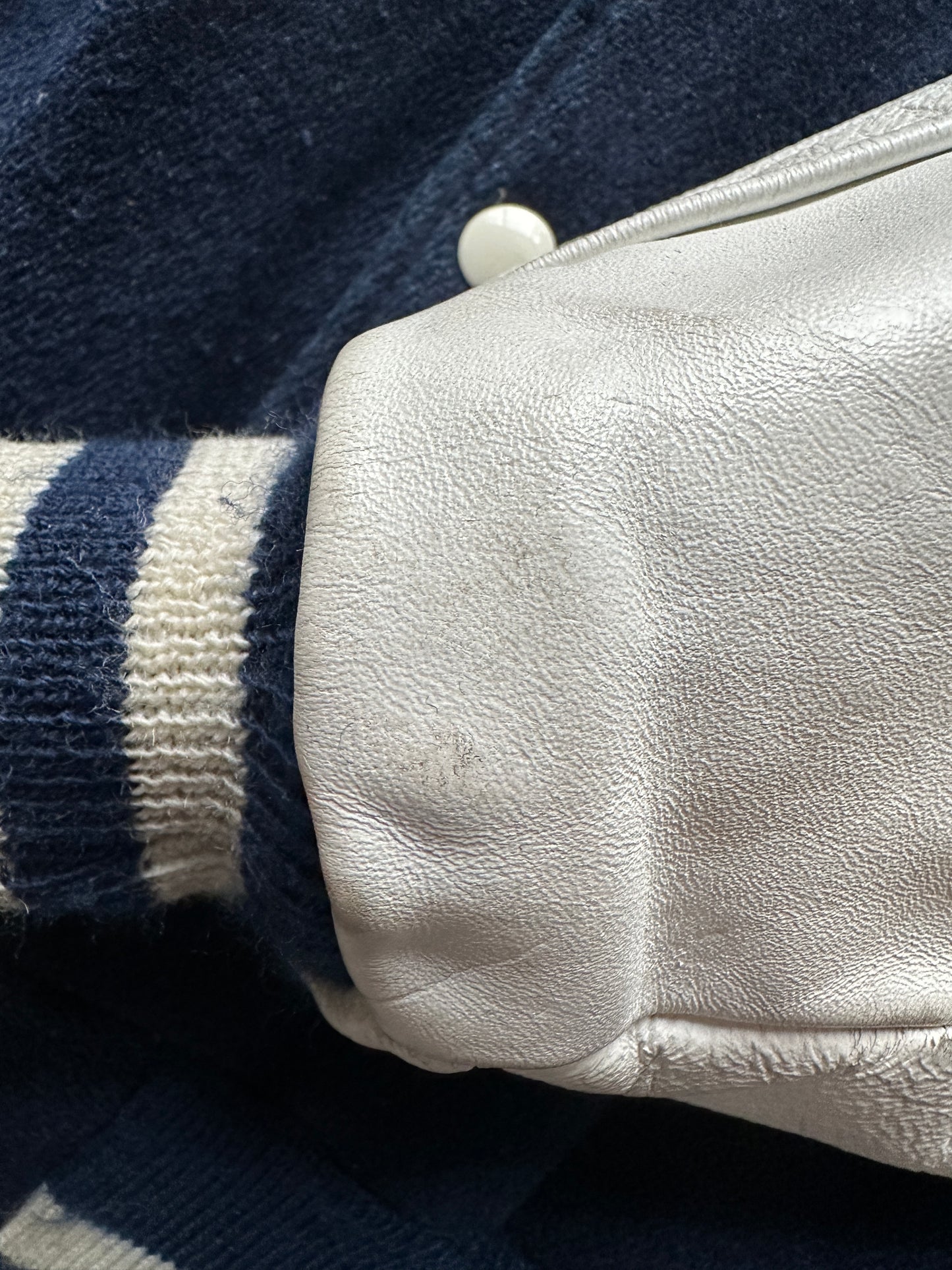 VINTAGE NEW YORK YANKEES VARSITY JACKET - MEDIUM
