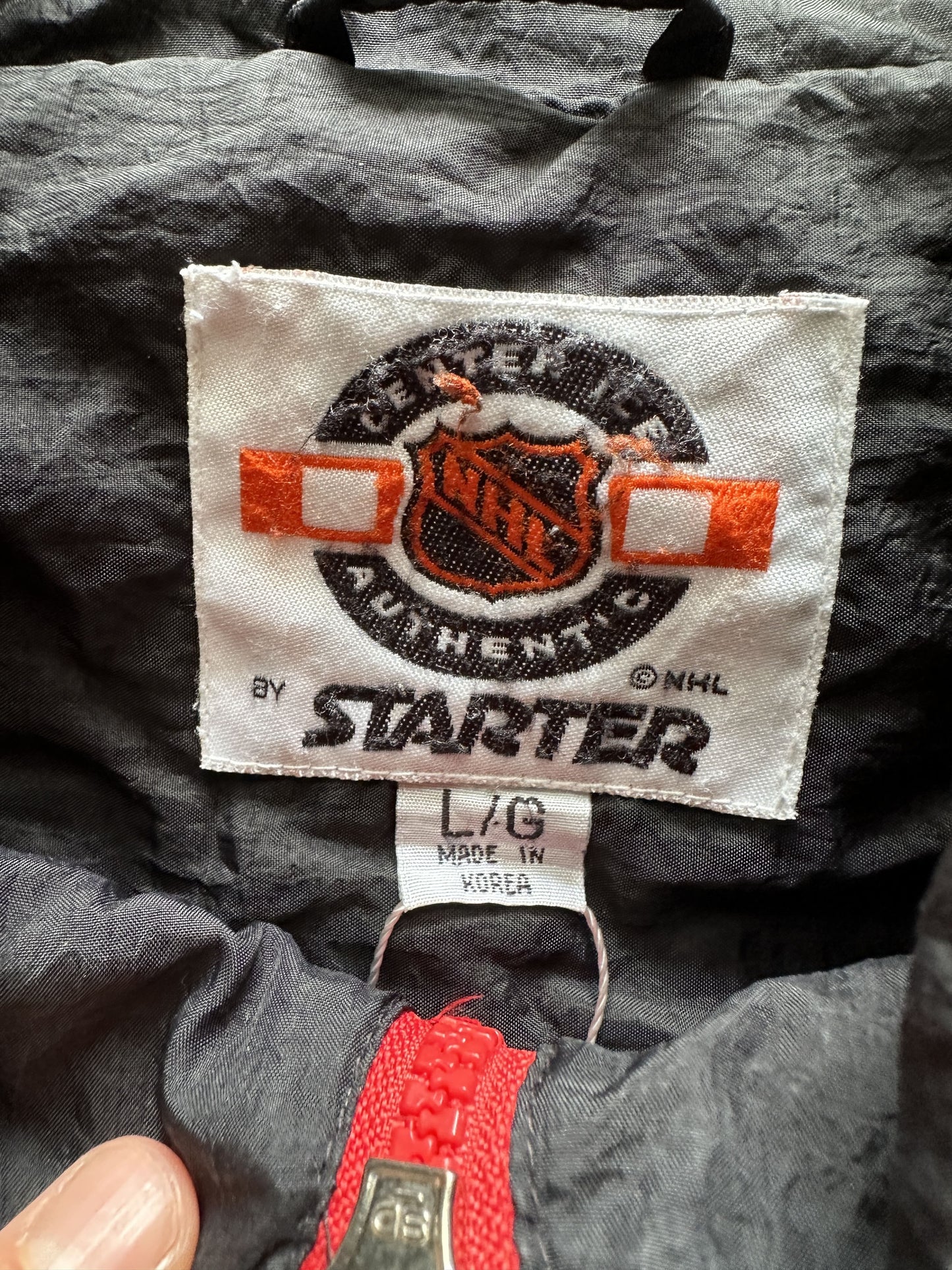 STARTER DETROIT REDWINGS JACKET - LARGE