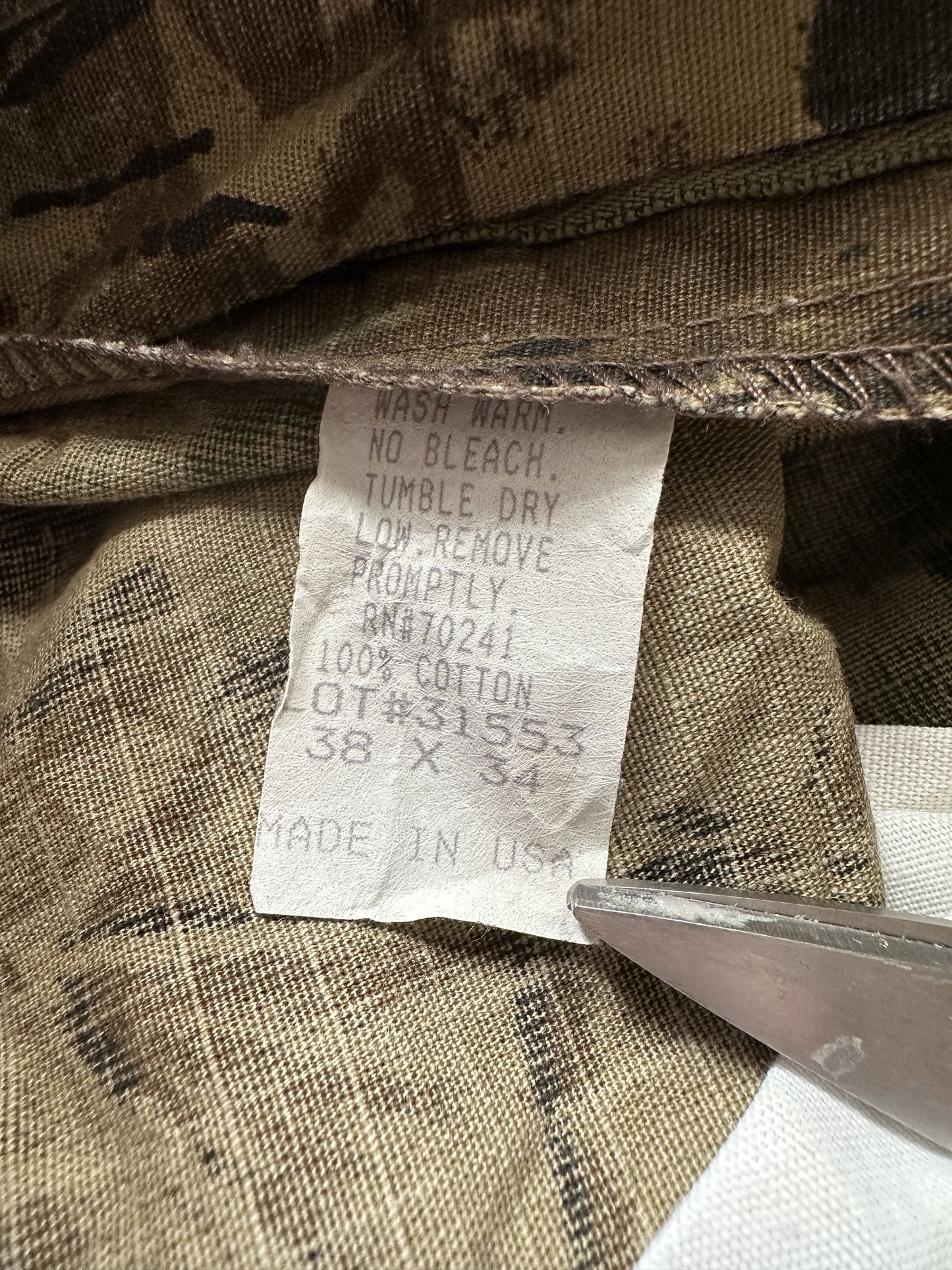 VINTAGE REALTREE CAMO CARGO PANT - W38 X L34