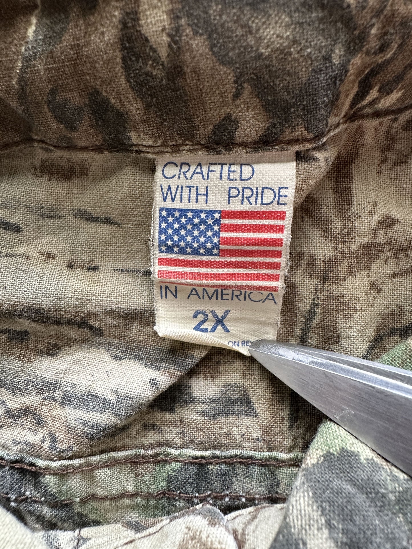 VINTAGE REALTREE CAMO SHIRT - XXLARGE