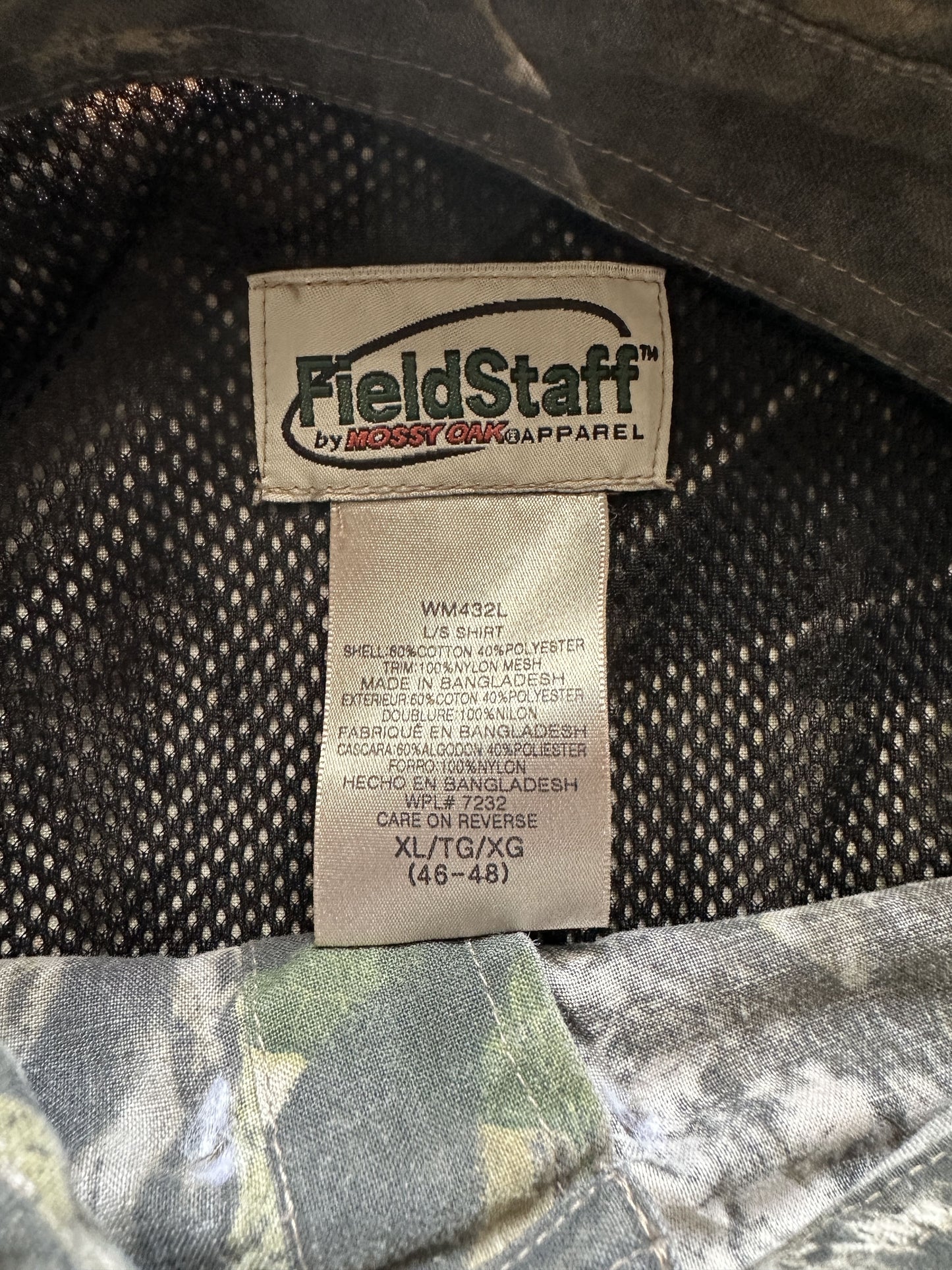 VINTAGE REALTREE CAMO SHIRT - XLARGE