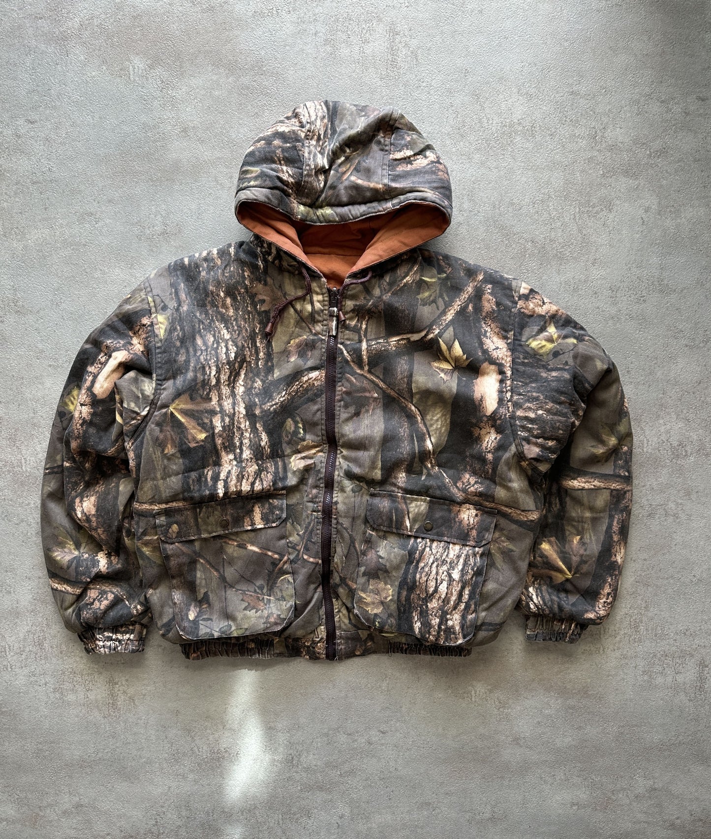 VINTAGE REALTREE CAMO REVERSIBLE JACKET - XLARGE