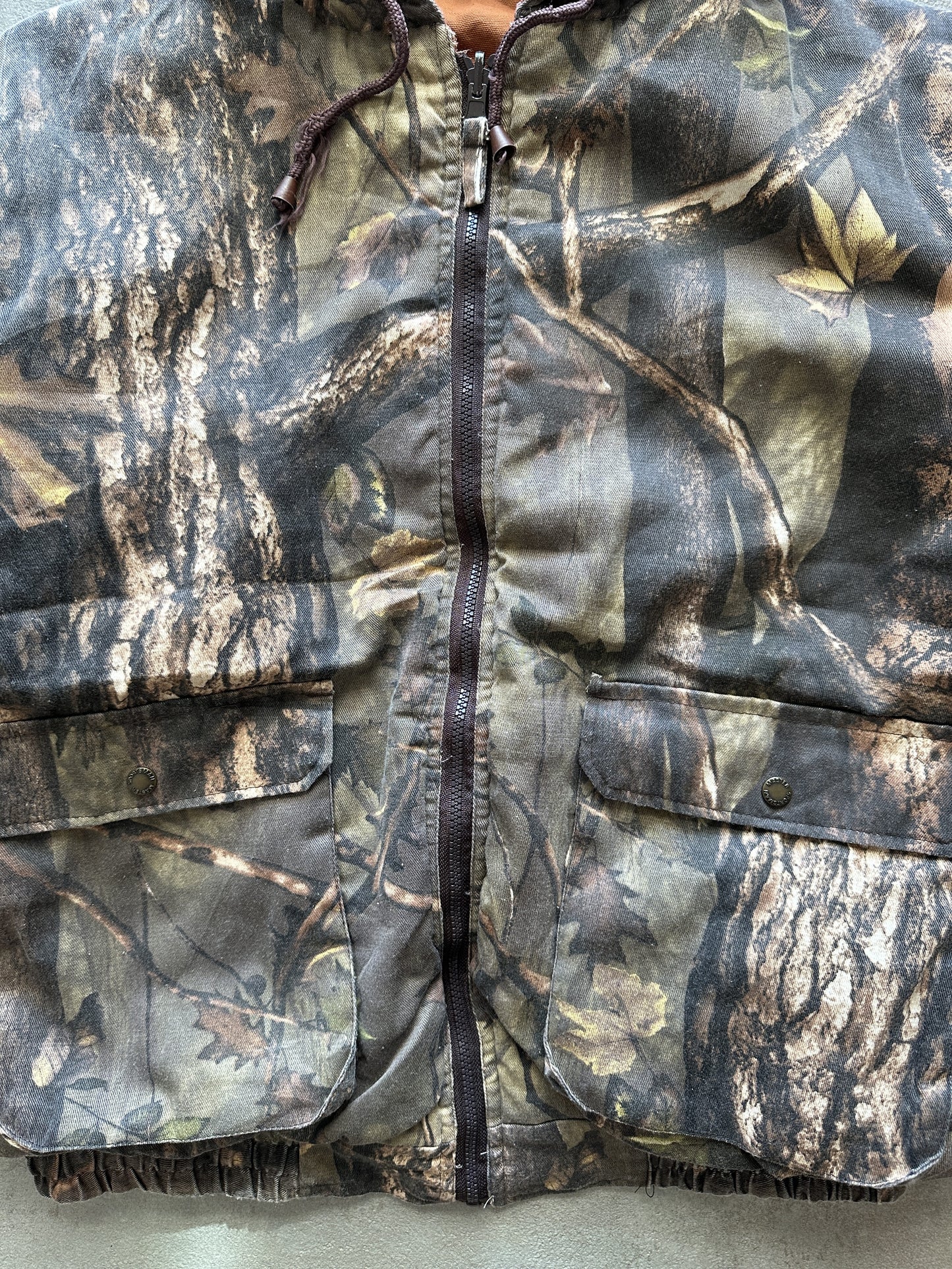 VINTAGE REALTREE CAMO REVERSIBLE JACKET - XLARGE