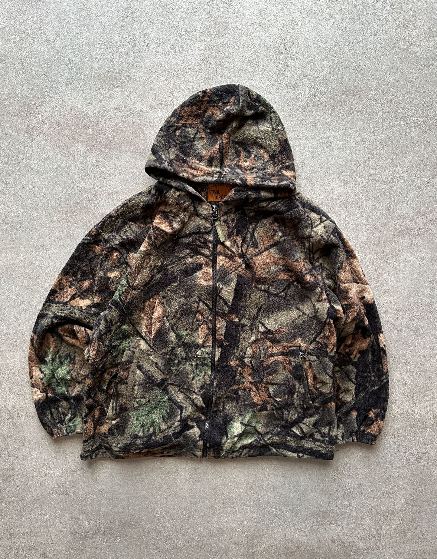 VINTAGE REALTREE FLEECE CAMO JACKET - MEDIUM