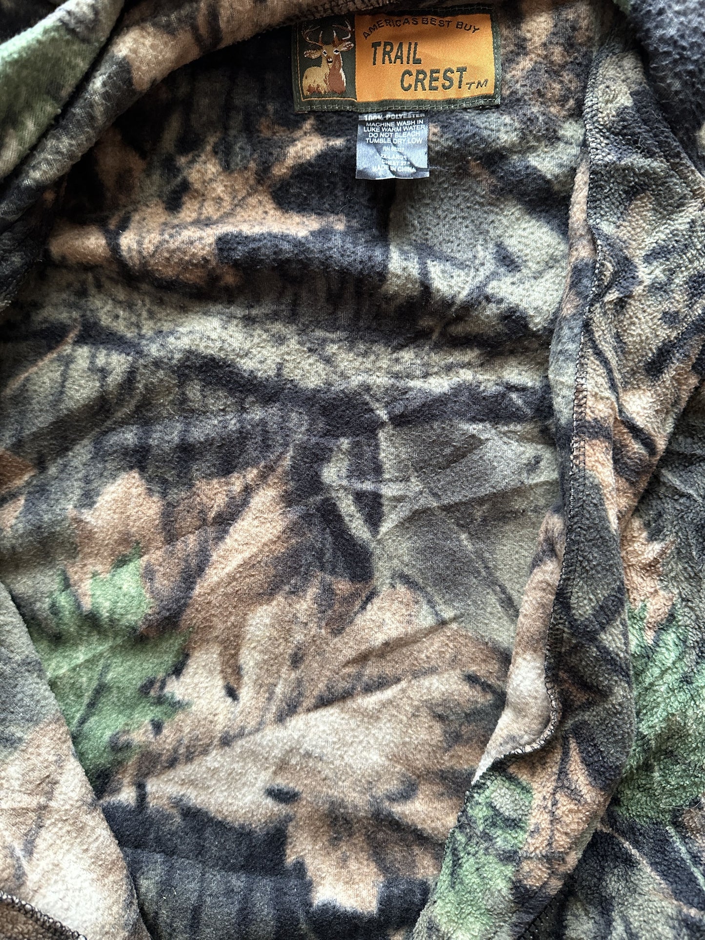 VINTAGE REALTREE FLEECE JACKET - XXLARGE