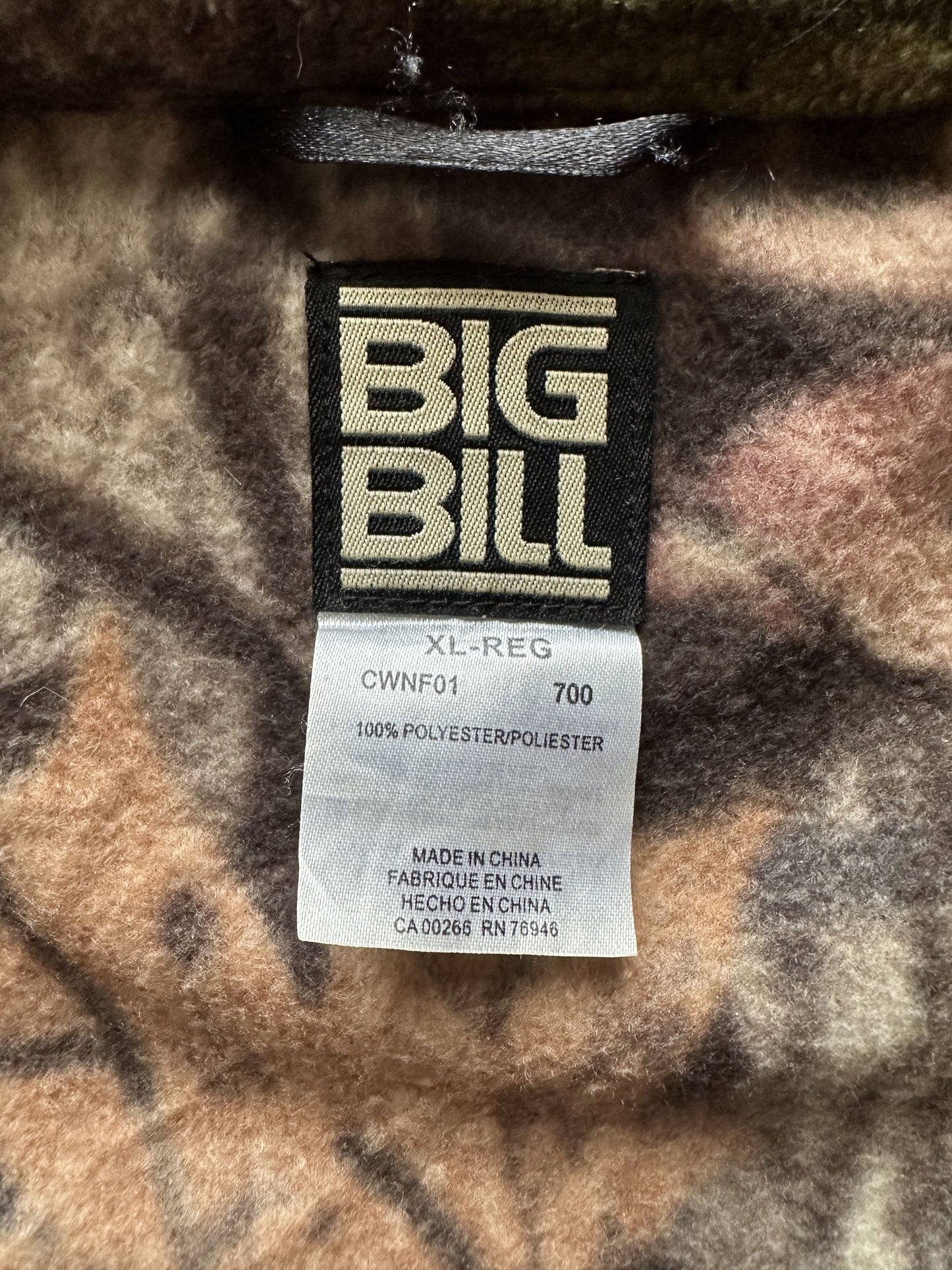 VINTAGE REALTREE FLEECE JACKET - XLARGE