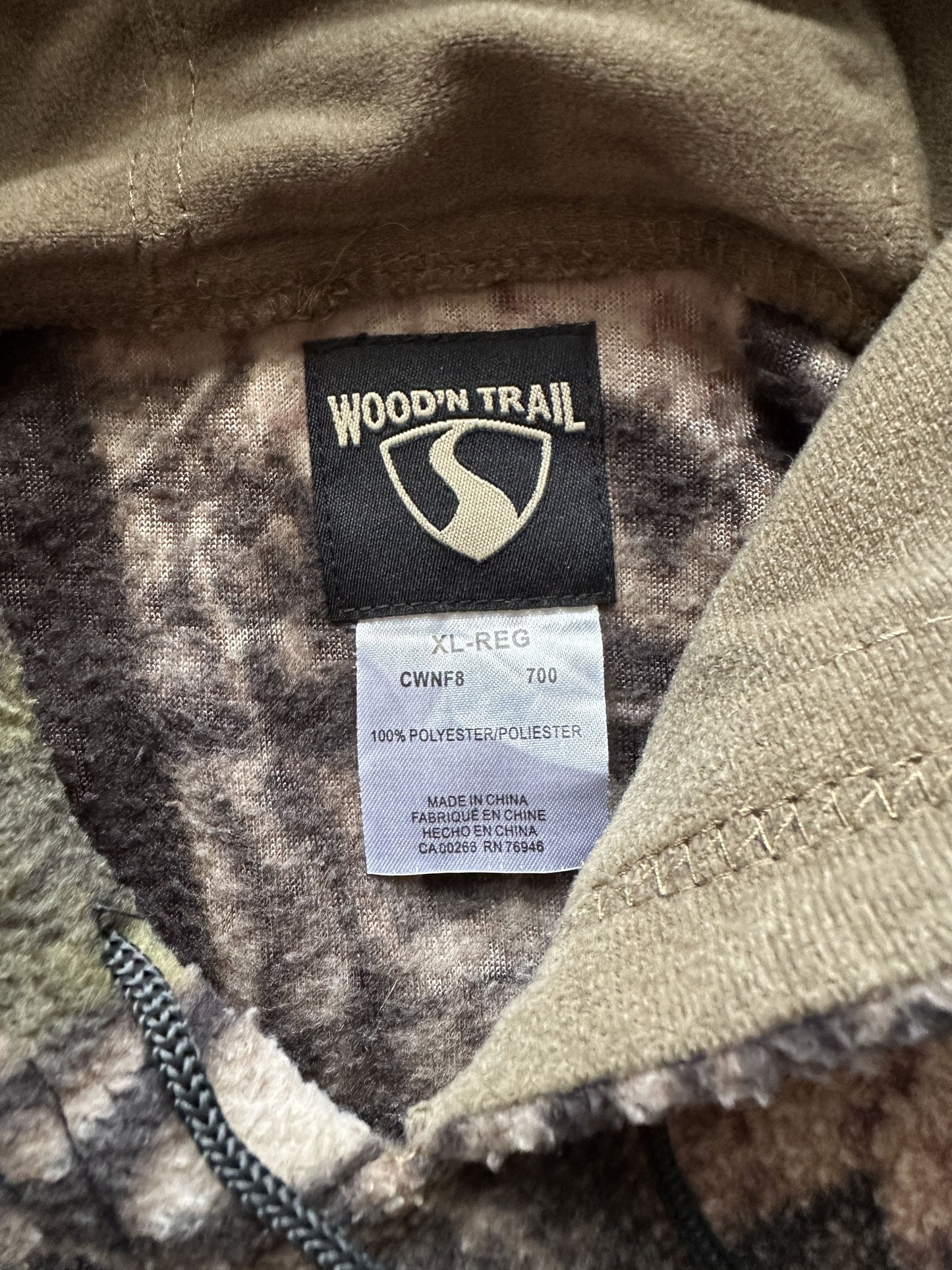 VINTAGE REALTREE FLEECE JACKET - XLARGE