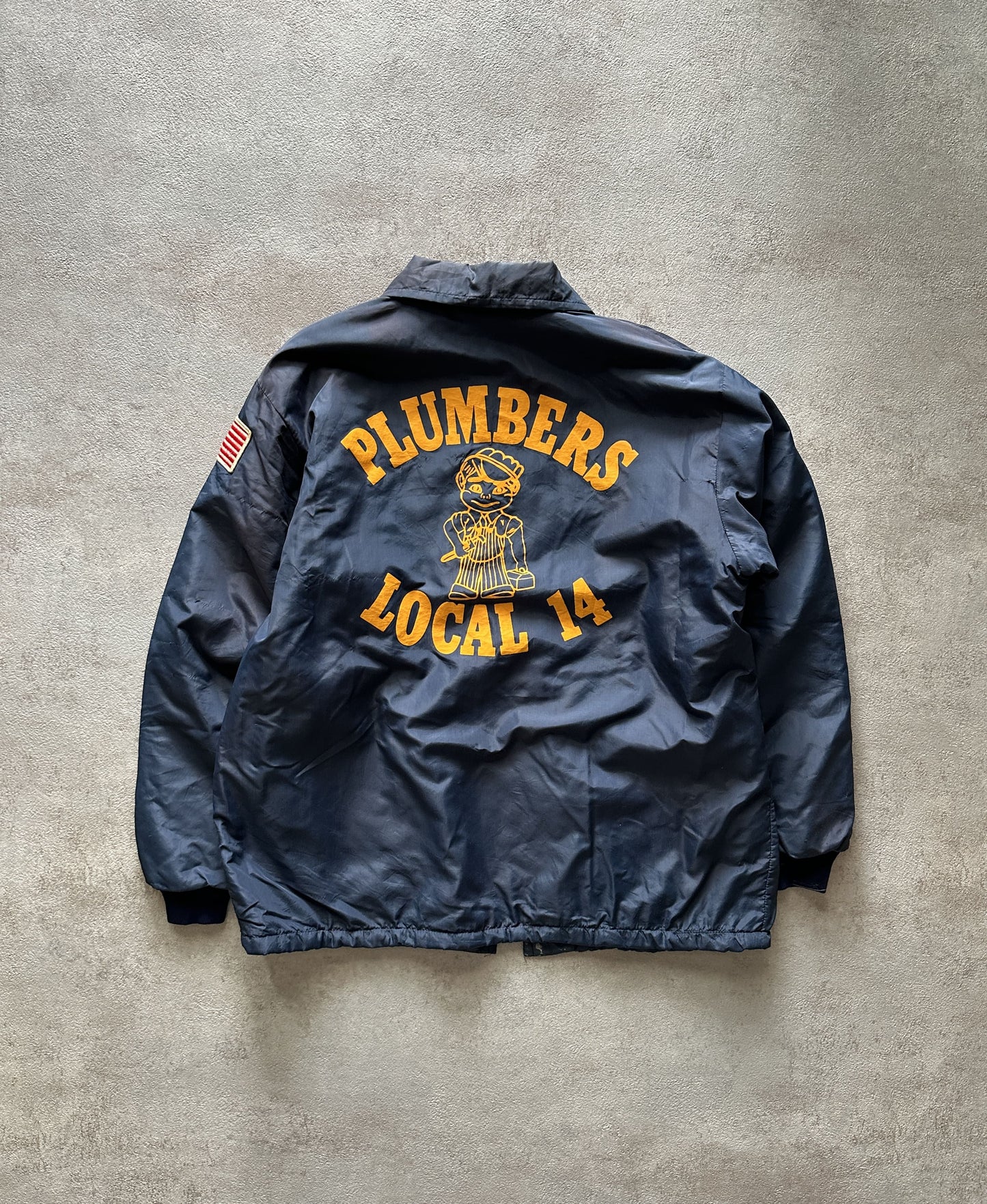 VINTAGE PLUMBERS COACH JACKET - MEDIUM