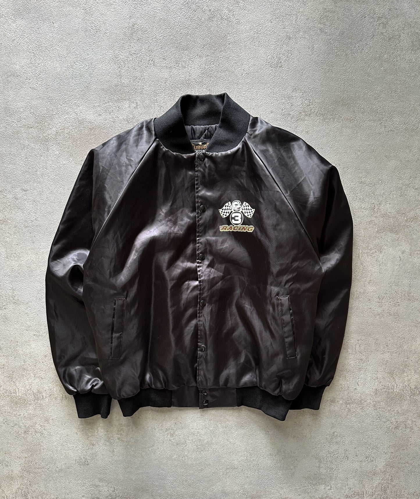 VINTAGE RACING SATIN JACKET - XLARGE