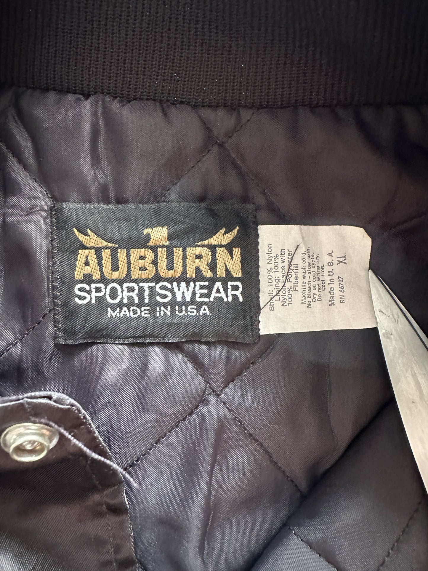 VINTAGE RACING SATIN JACKET - XLARGE