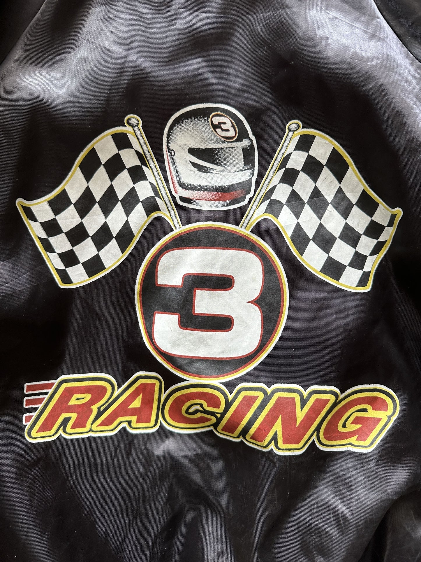 VINTAGE RACING SATIN JACKET - XLARGE