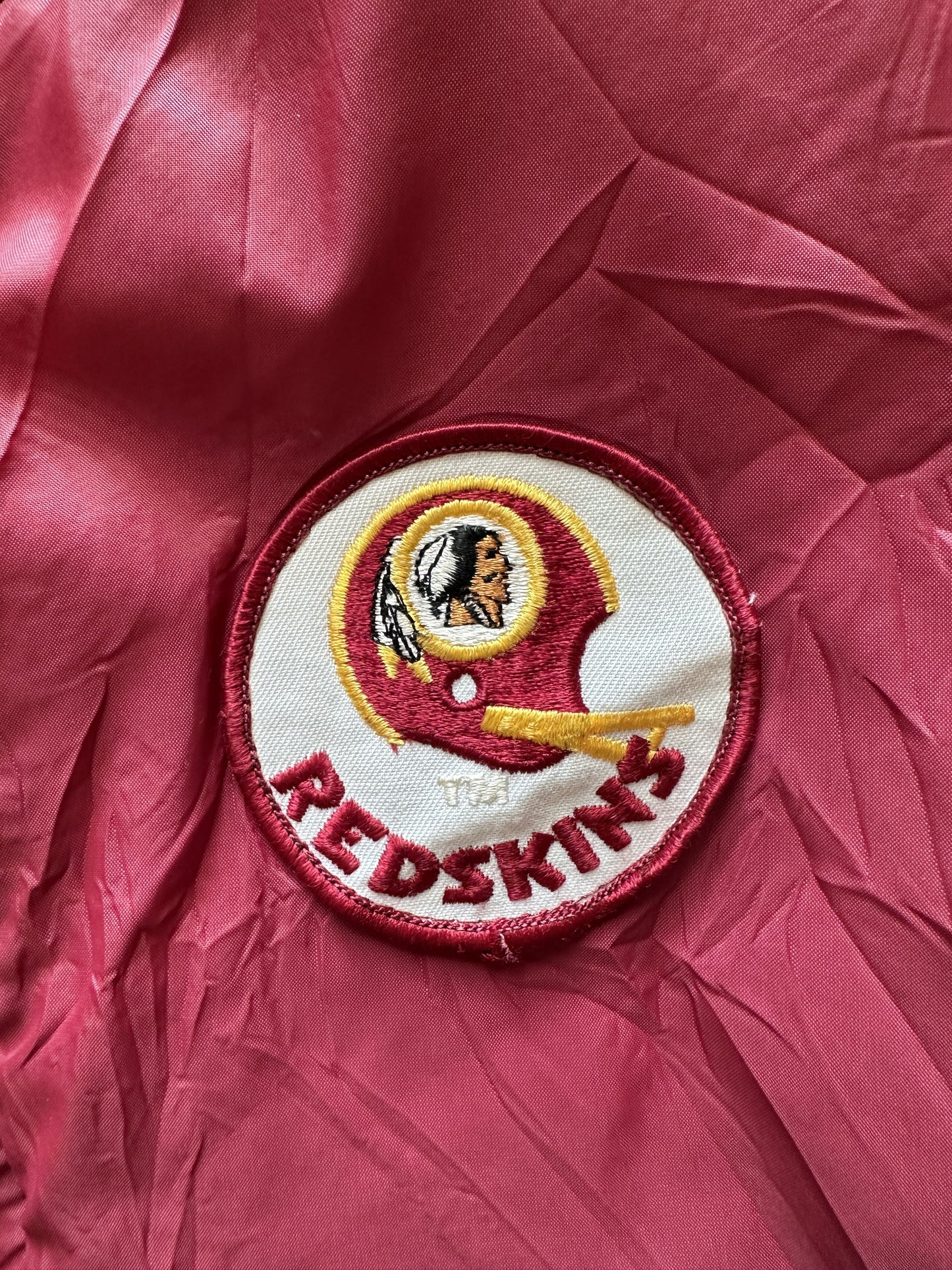 VINTAGE WASHINGTON REDSKINS SLEEVELESS JACKET - XSMALL