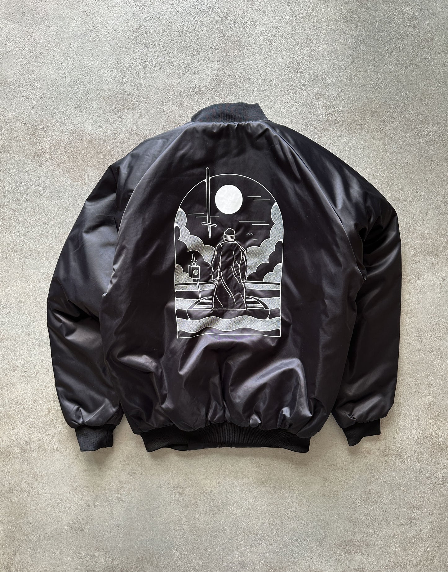 JON BELLION GLORY SOUND PREP SATIN JACKET - MEDIUM