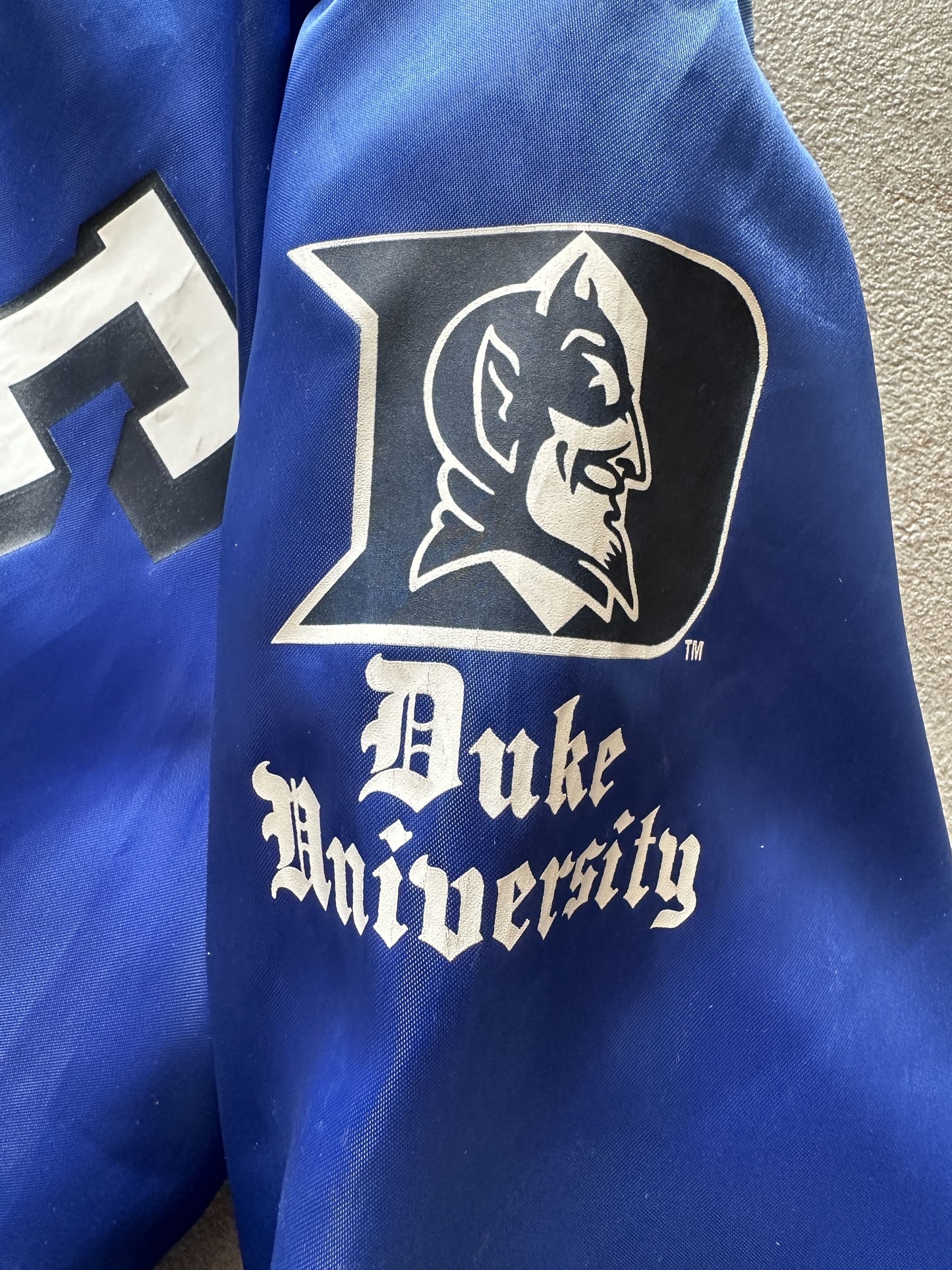 VINTAGE DUKE UNIVERSITY SATIN JACKET - SMALL