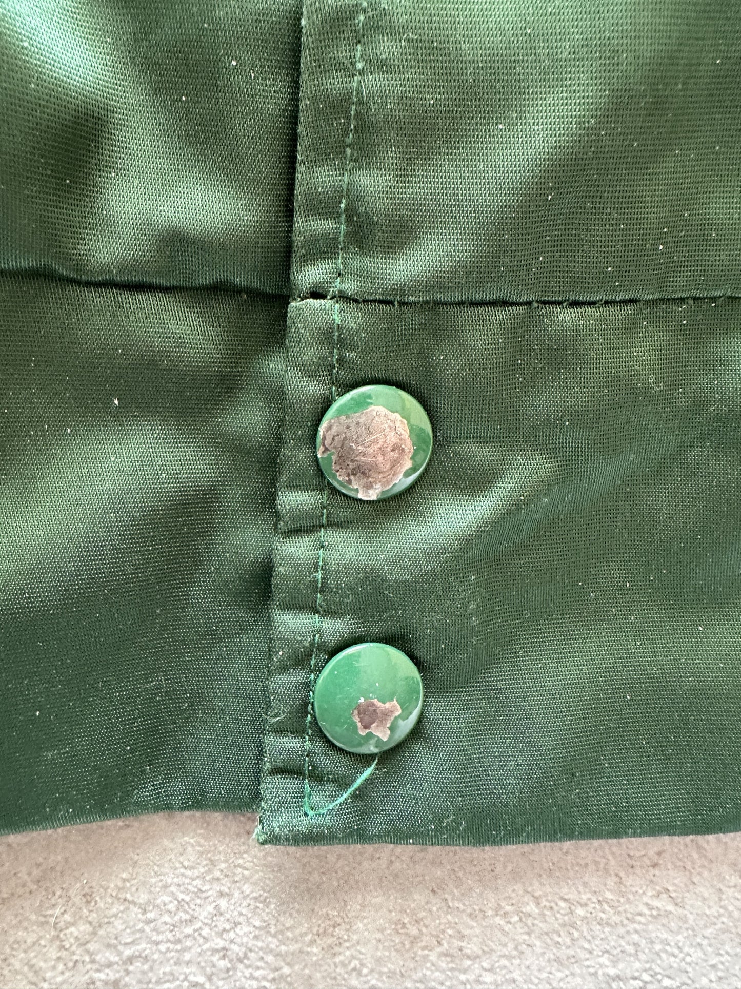 VINTAGE CHALK LINE GREENBAY PACKERS SATIN JACKET - LARGE
