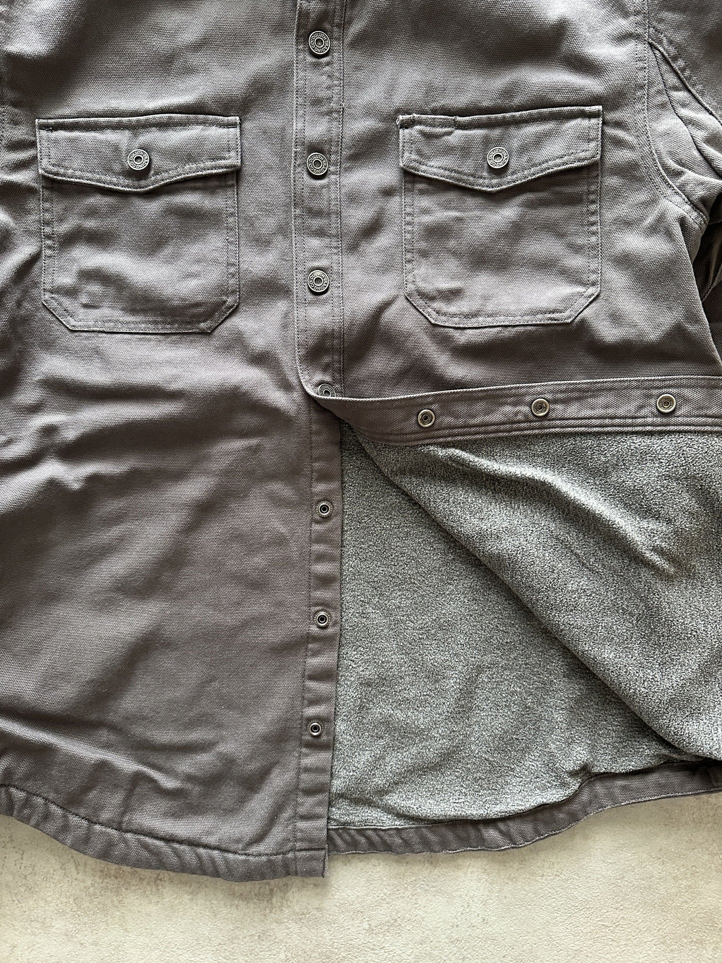 VINTAGE WORKWEAR OVERSHIRT JACKET - XLARGE