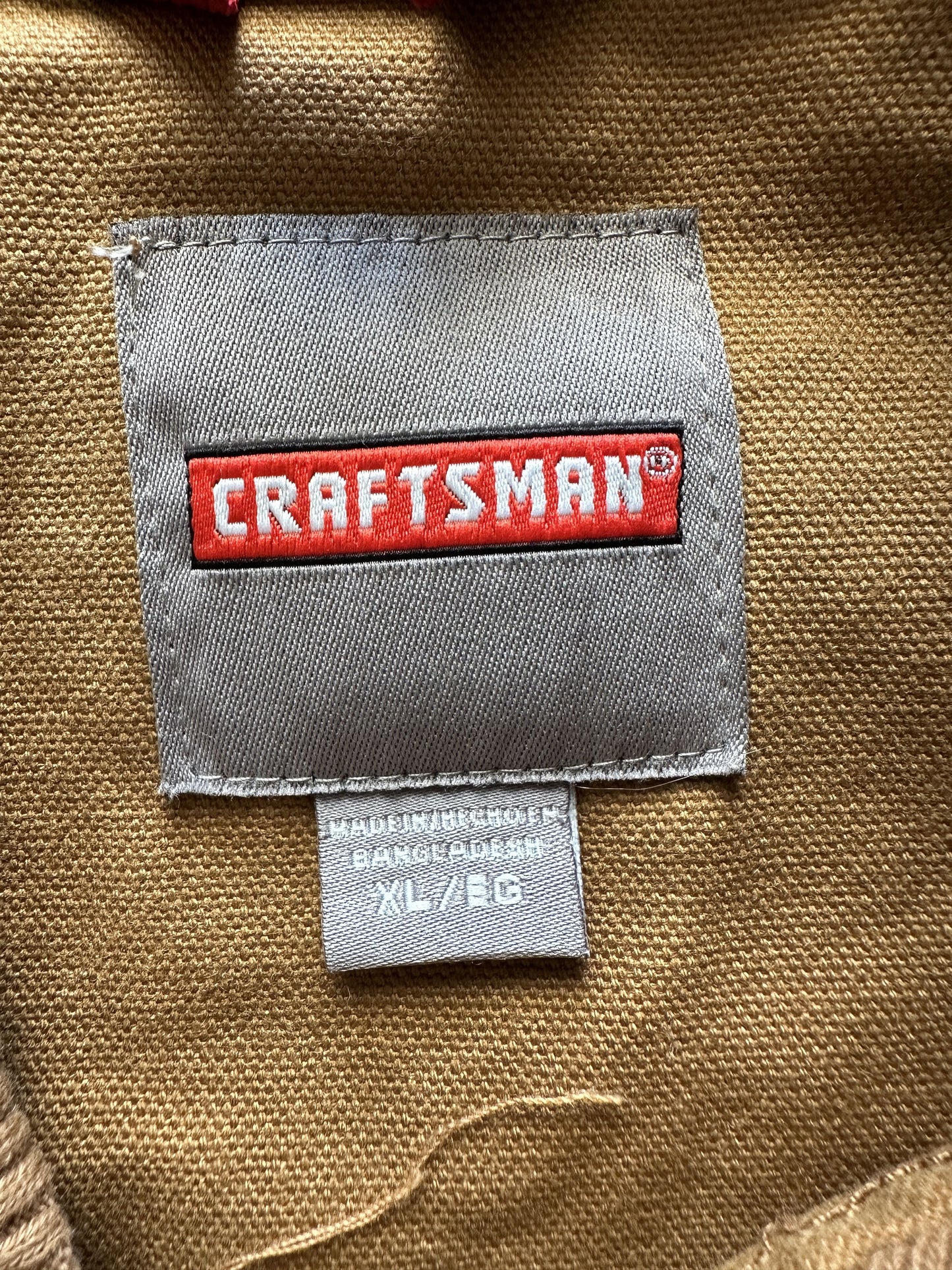 VINTAGE WORKWEAR CRAFTSMAN SLEEVELESS JACKET - XLARGE