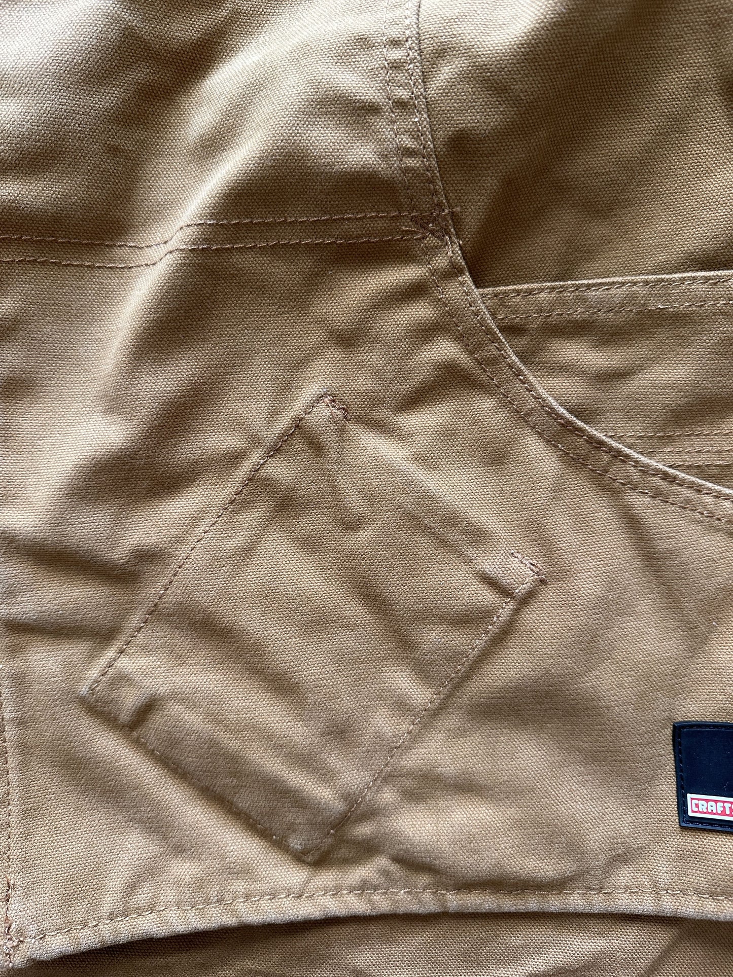VINTAGE WORKWEAR CRAFTSMAN SLEEVELESS JACKET - XLARGE