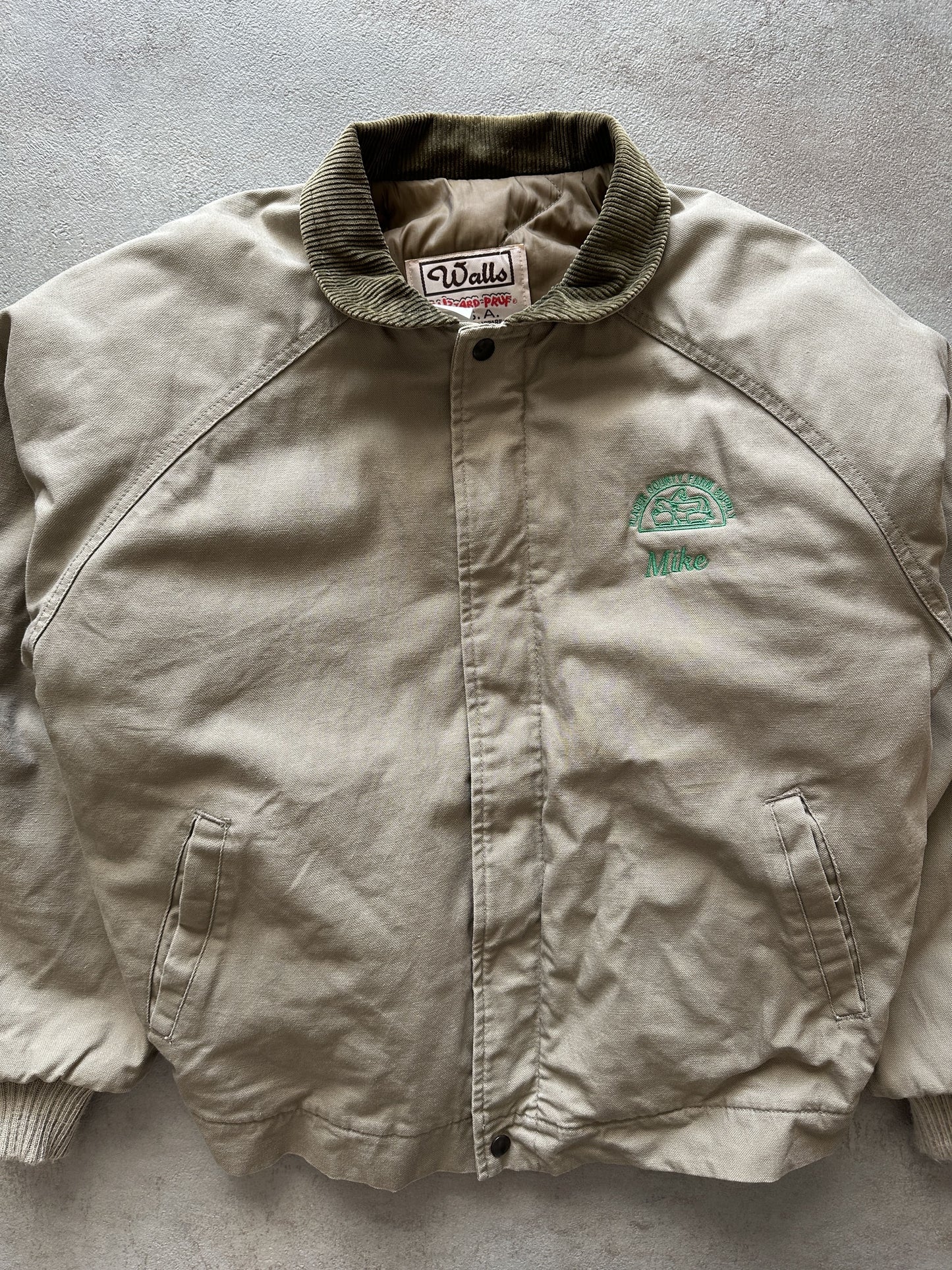 VINTAGE WORKWEAR DETROIT JACKET - LARGE