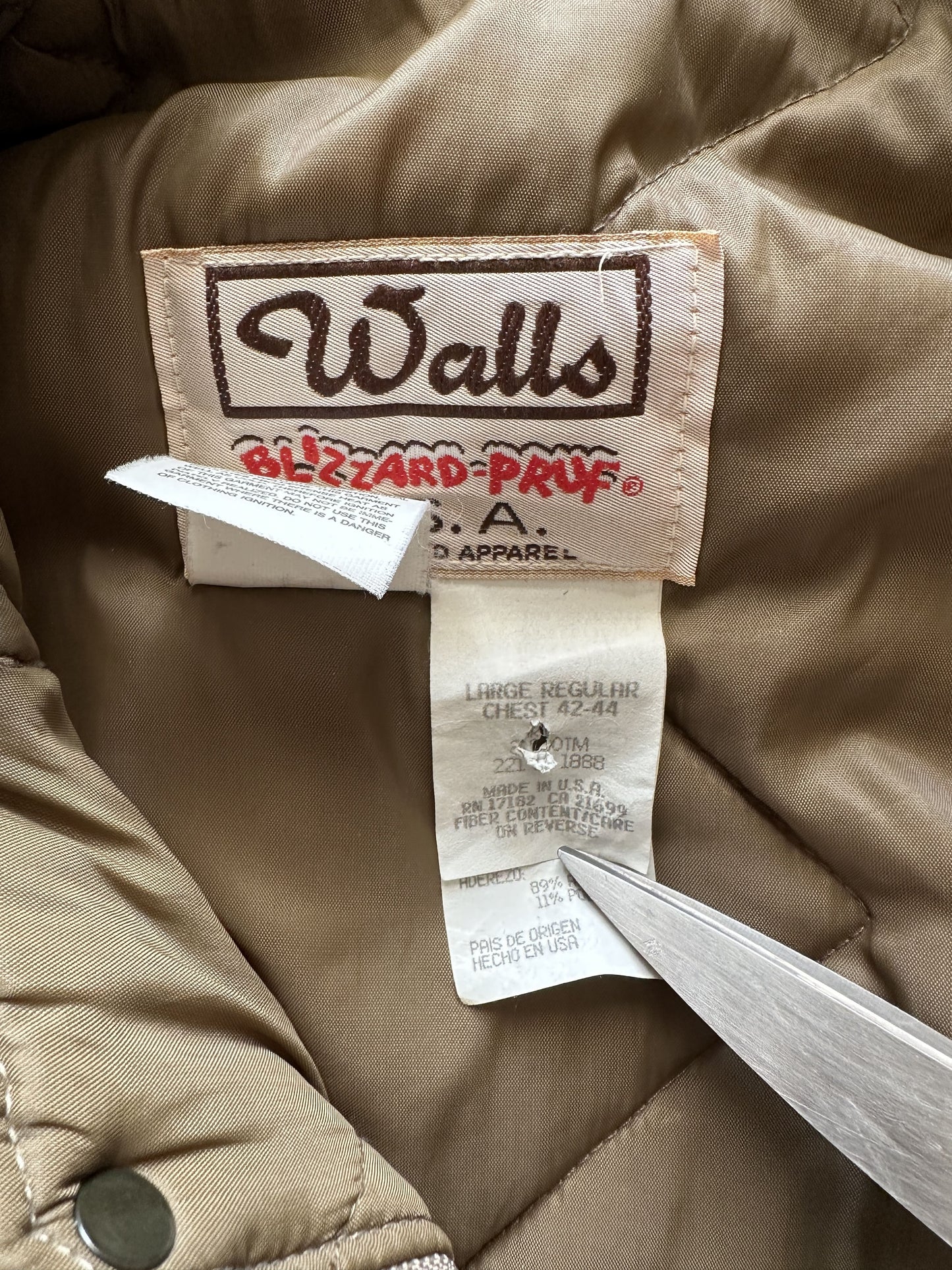 VINTAGE WORKWEAR DETROIT JACKET - LARGE