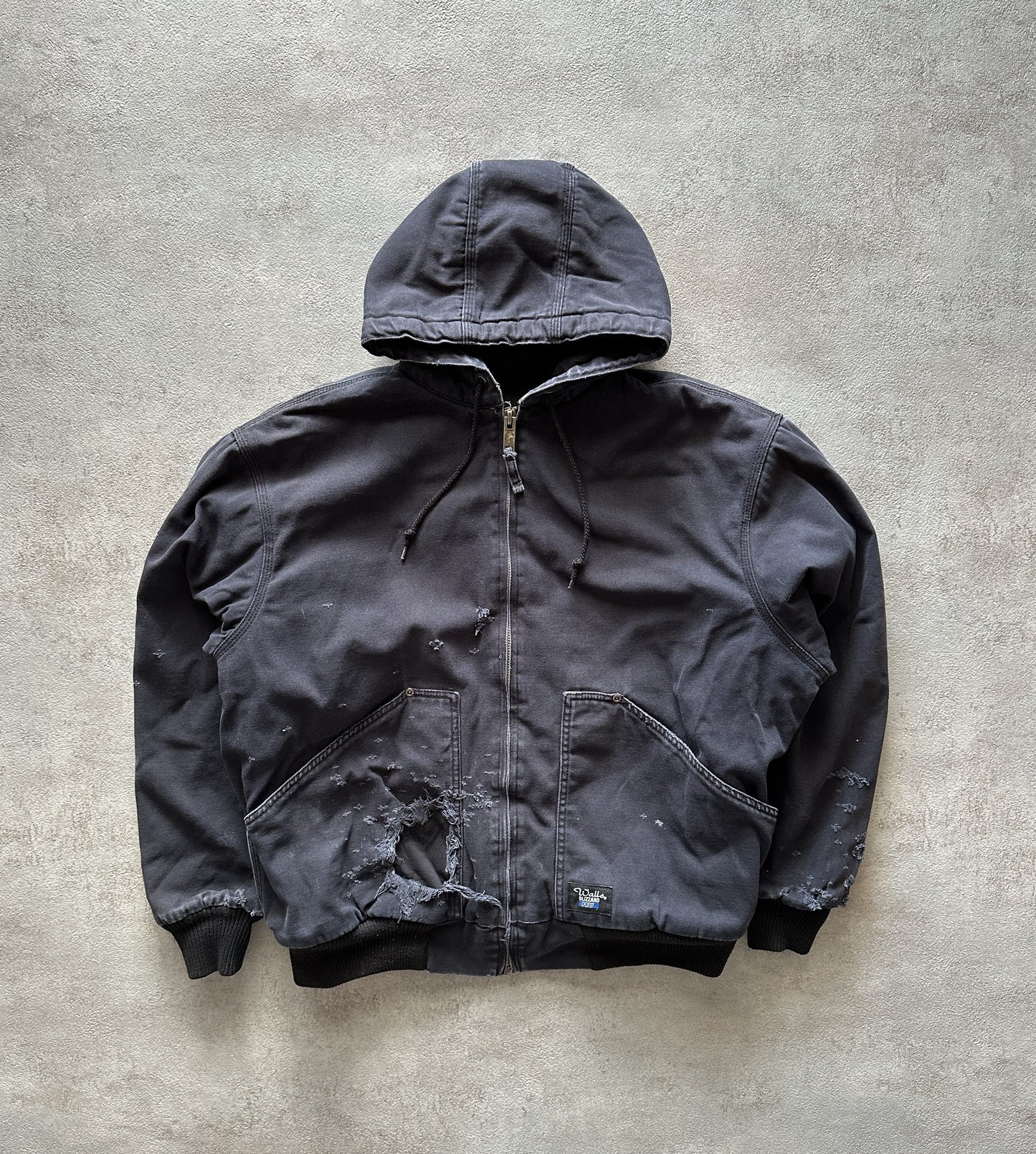 VINTAGE WORKWEAR DESTROY ACTIVE JACKET - XLARGE