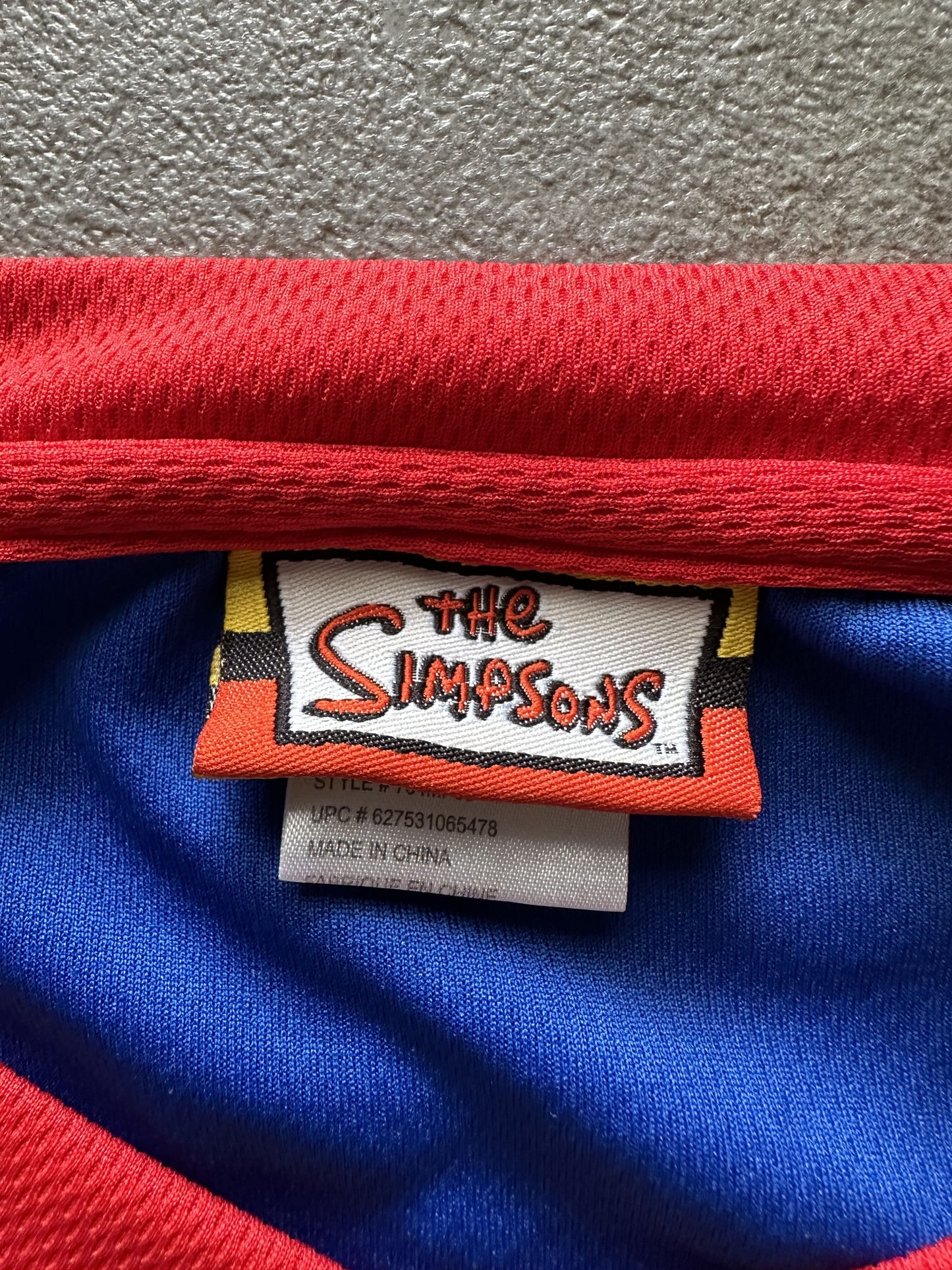 VINTAGE THE SIMPSONS HOCKEY JERSEY - XSMALL (WOMEN)