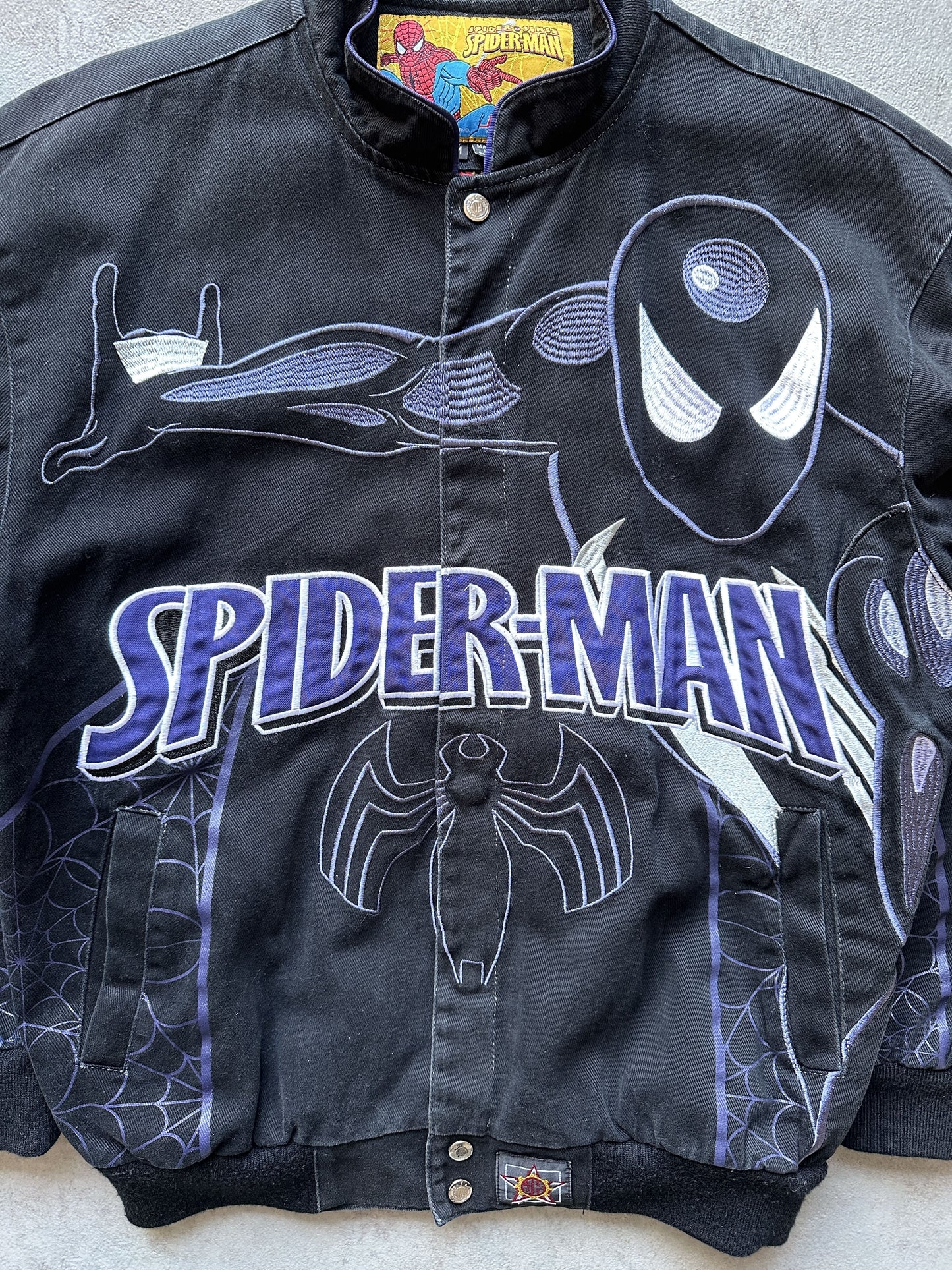 JH DESIGN SPIDERMAN BLACK SUIT JACKET - MEDIUM