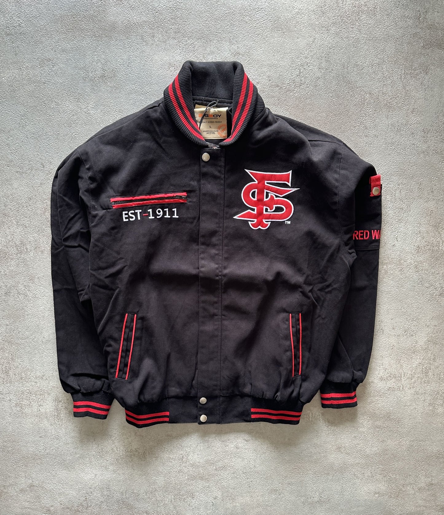 FRESNO STATE BULLDOGS JACKET - LARGE