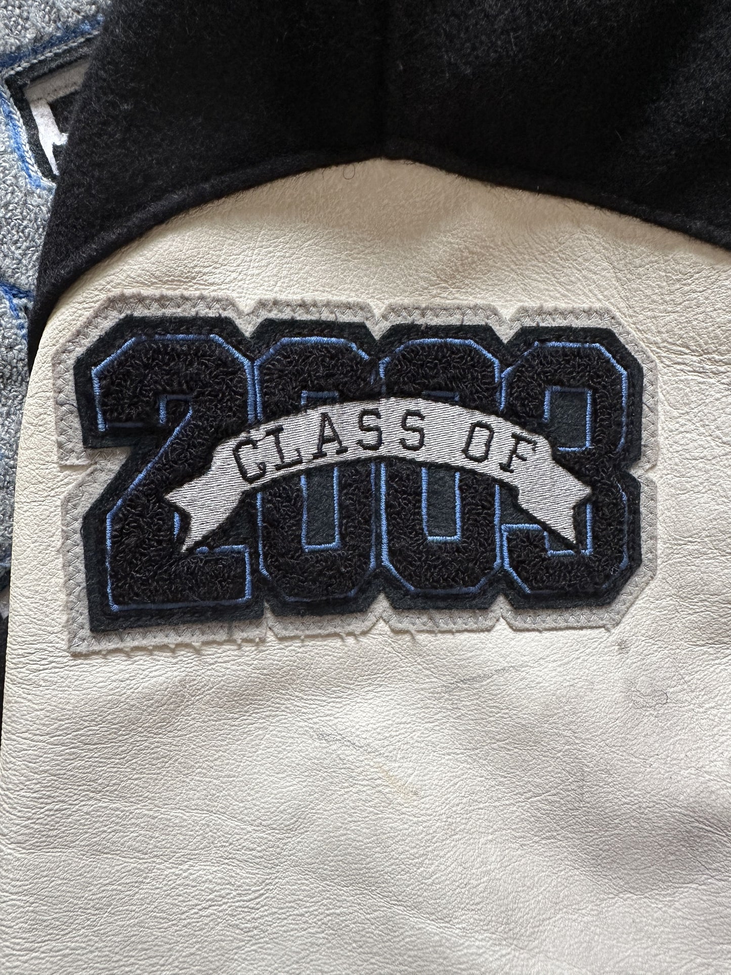 VINTAGE 2003 DELONG VARSITY JACKET - XXLARGE