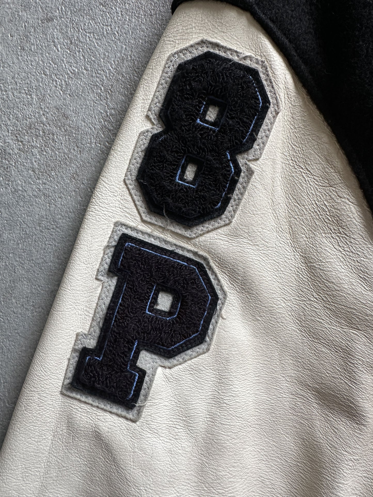VINTAGE 2003 DELONG VARSITY JACKET - XXLARGE