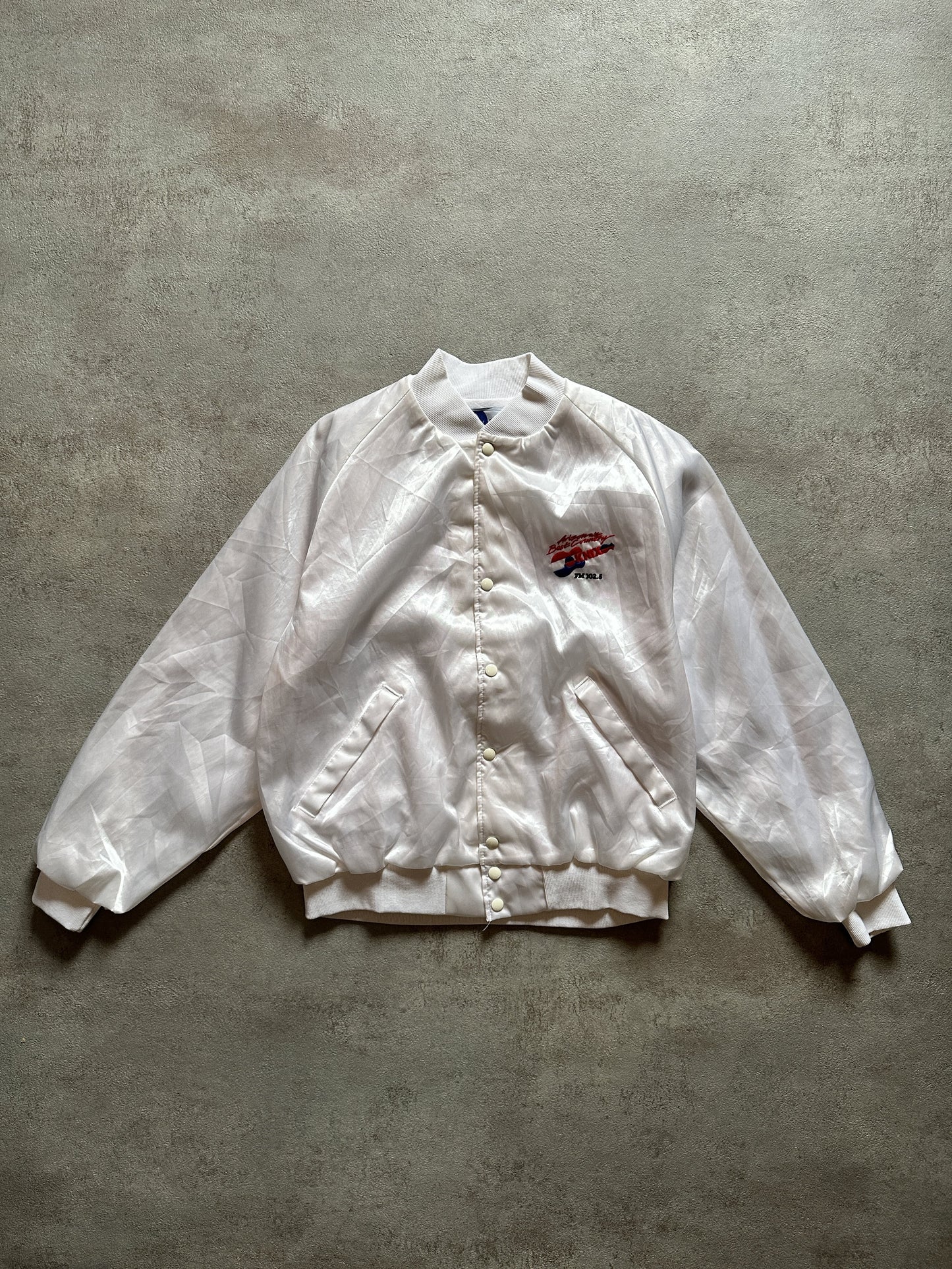 VINTAGE ARIZONA SATIN JACKET - XLARGE