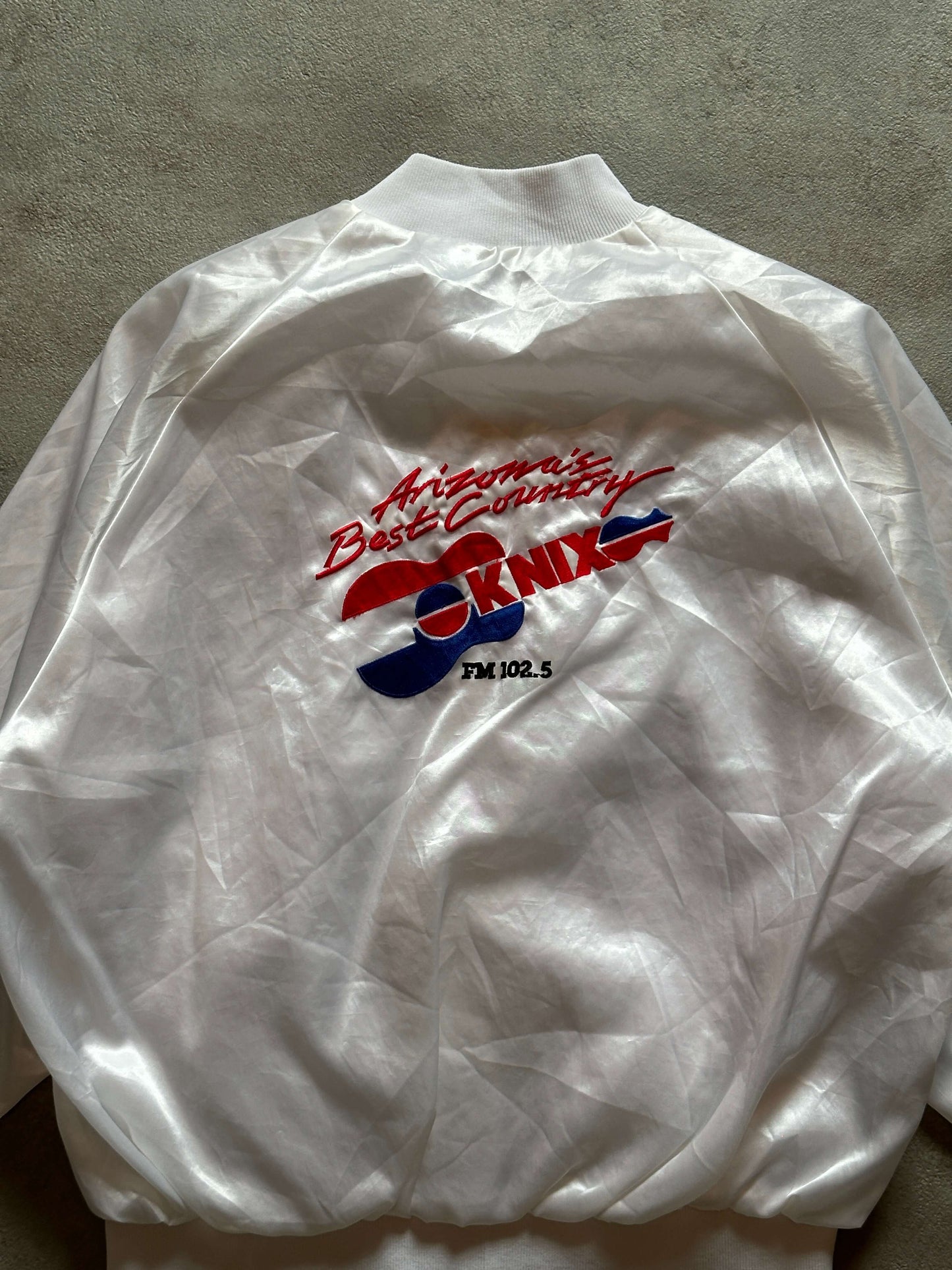 VINTAGE ARIZONA SATIN JACKET - XLARGE