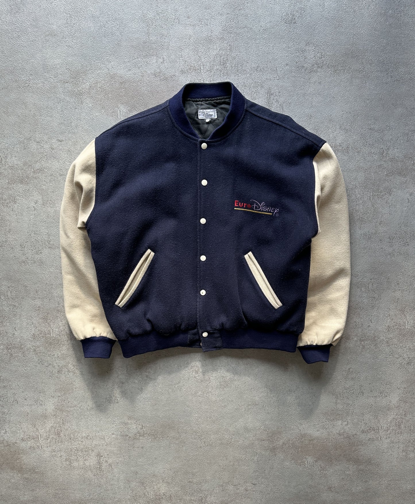 VINTAGE DISNEY DINGO MICKEY VARSITY JACKET - XLARGE