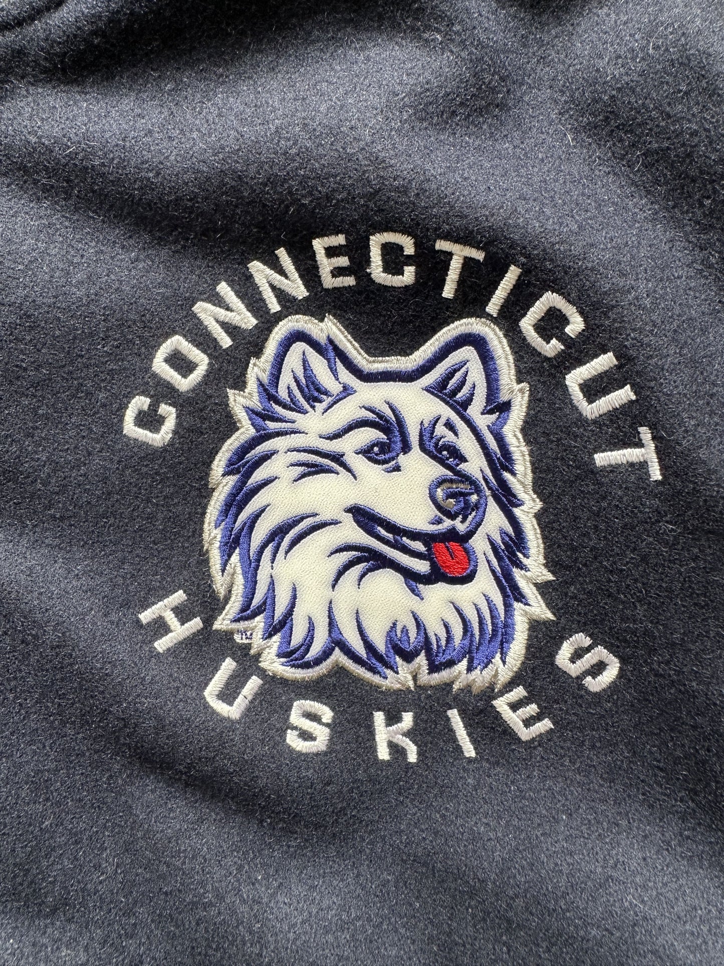 VINTAGE JH DESIGN UCONN UNIVERSITY REVERSIBLE JACKET - XLARGE