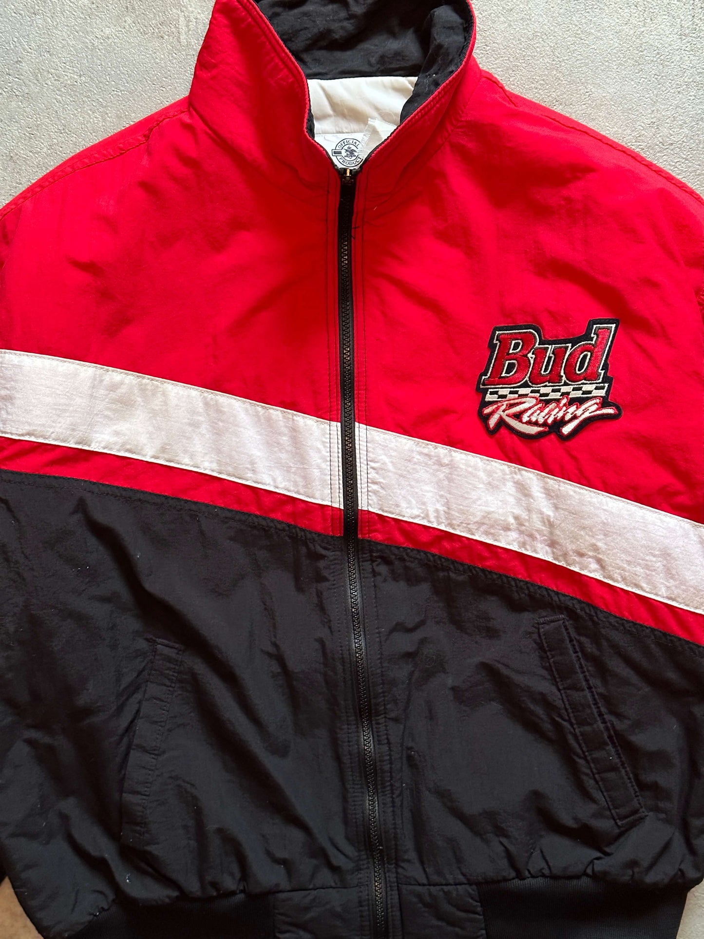 VINTAGE BUDWEISER JACKET - LARGE