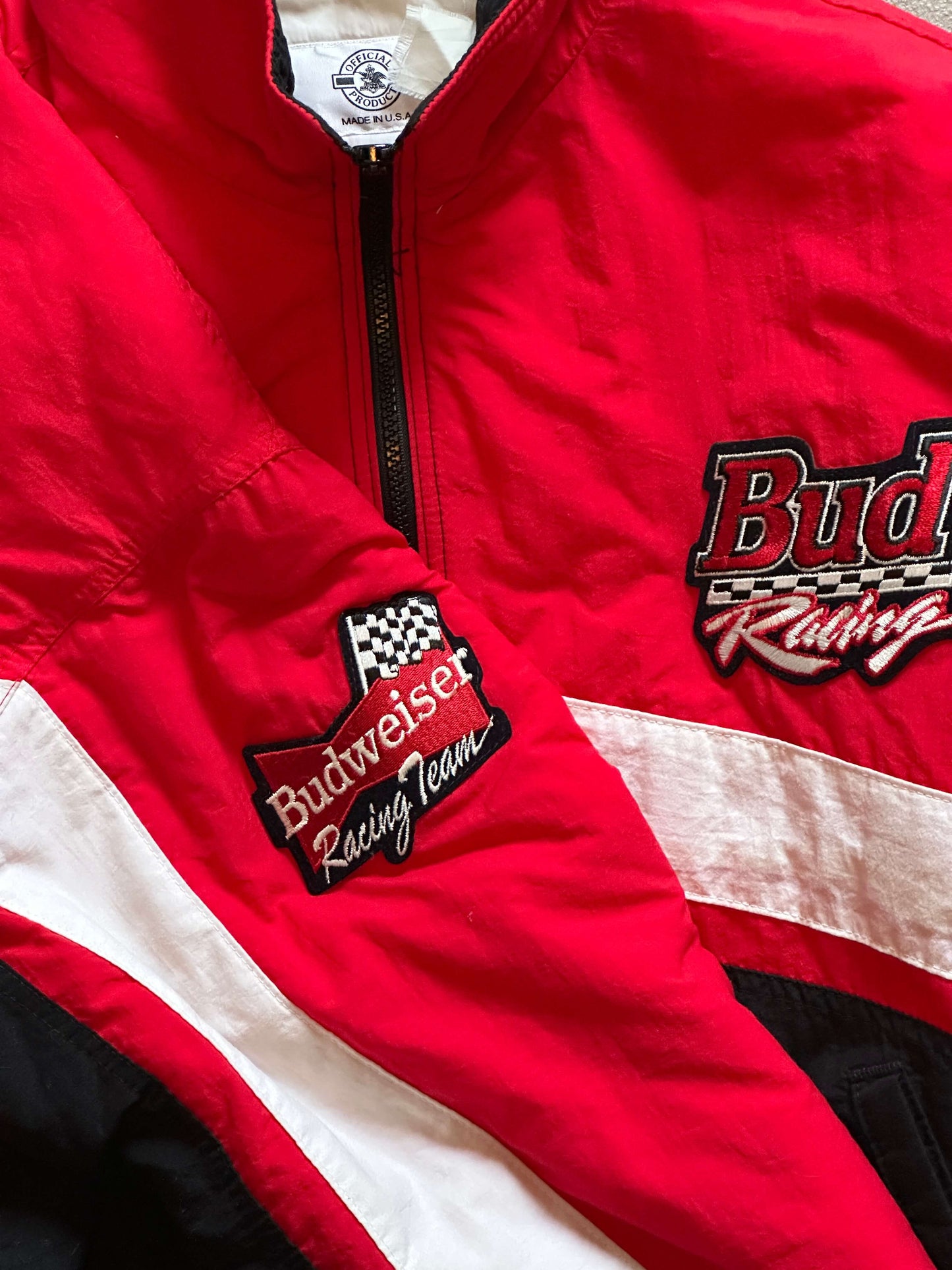 VINTAGE BUDWEISER JACKET - LARGE