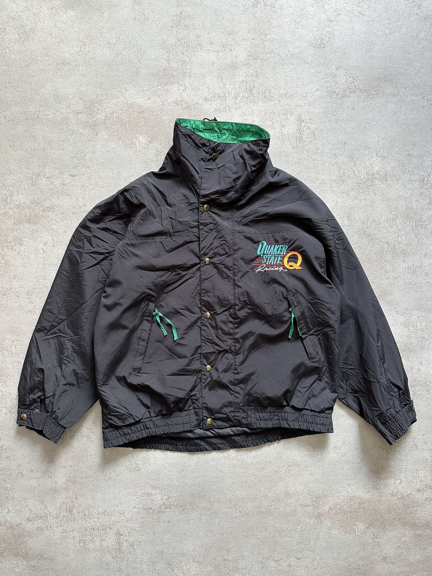 VINTAGE QUAKER STATE RACING JACKET - LARGE