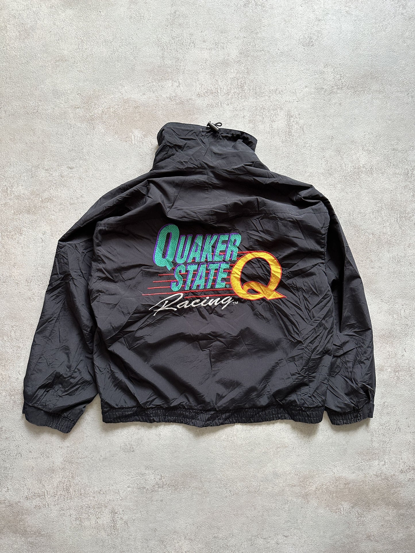 VINTAGE QUAKER STATE RACING JACKET - LARGE