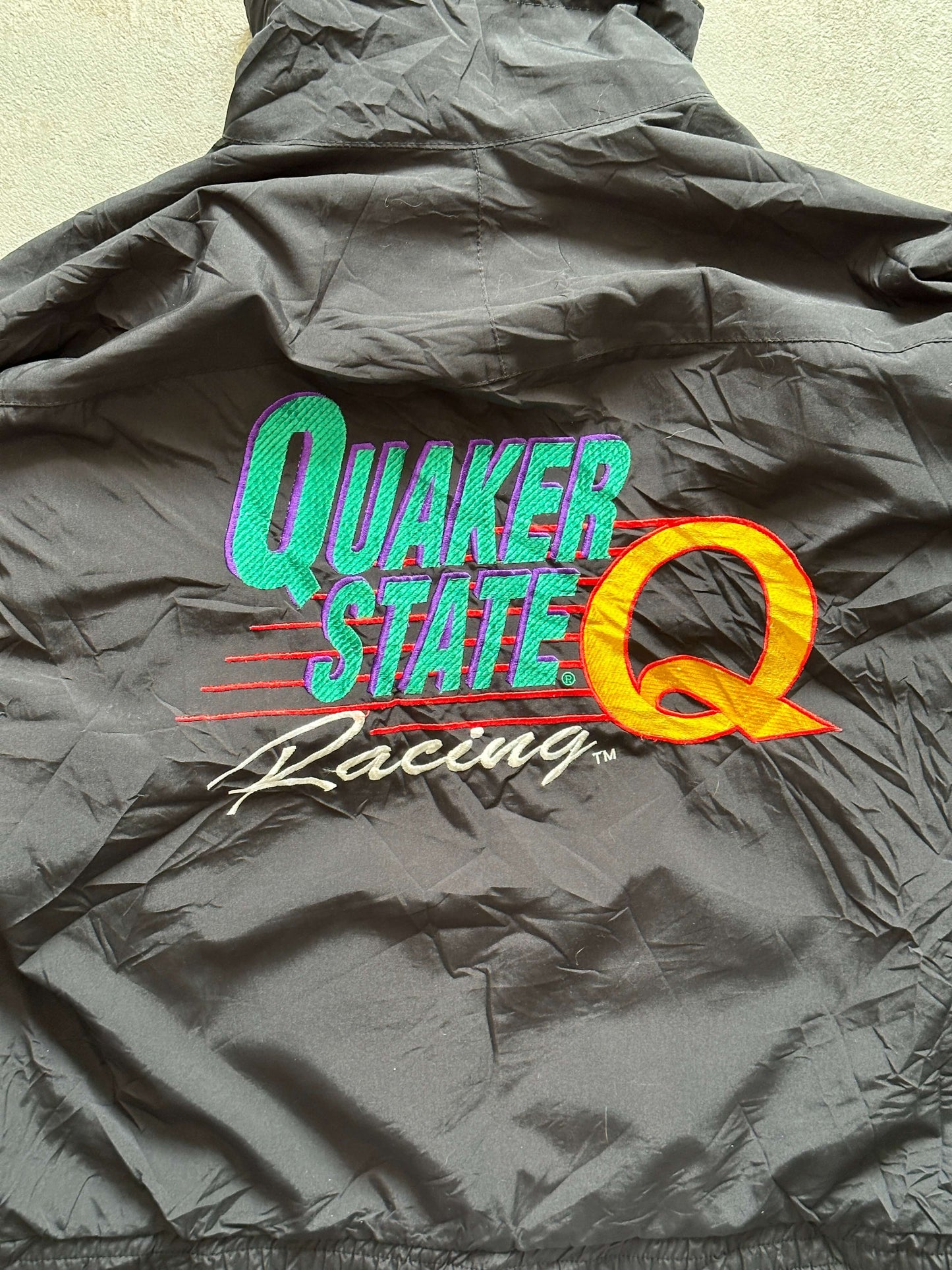 VINTAGE QUAKER STATE RACING JACKET - LARGE