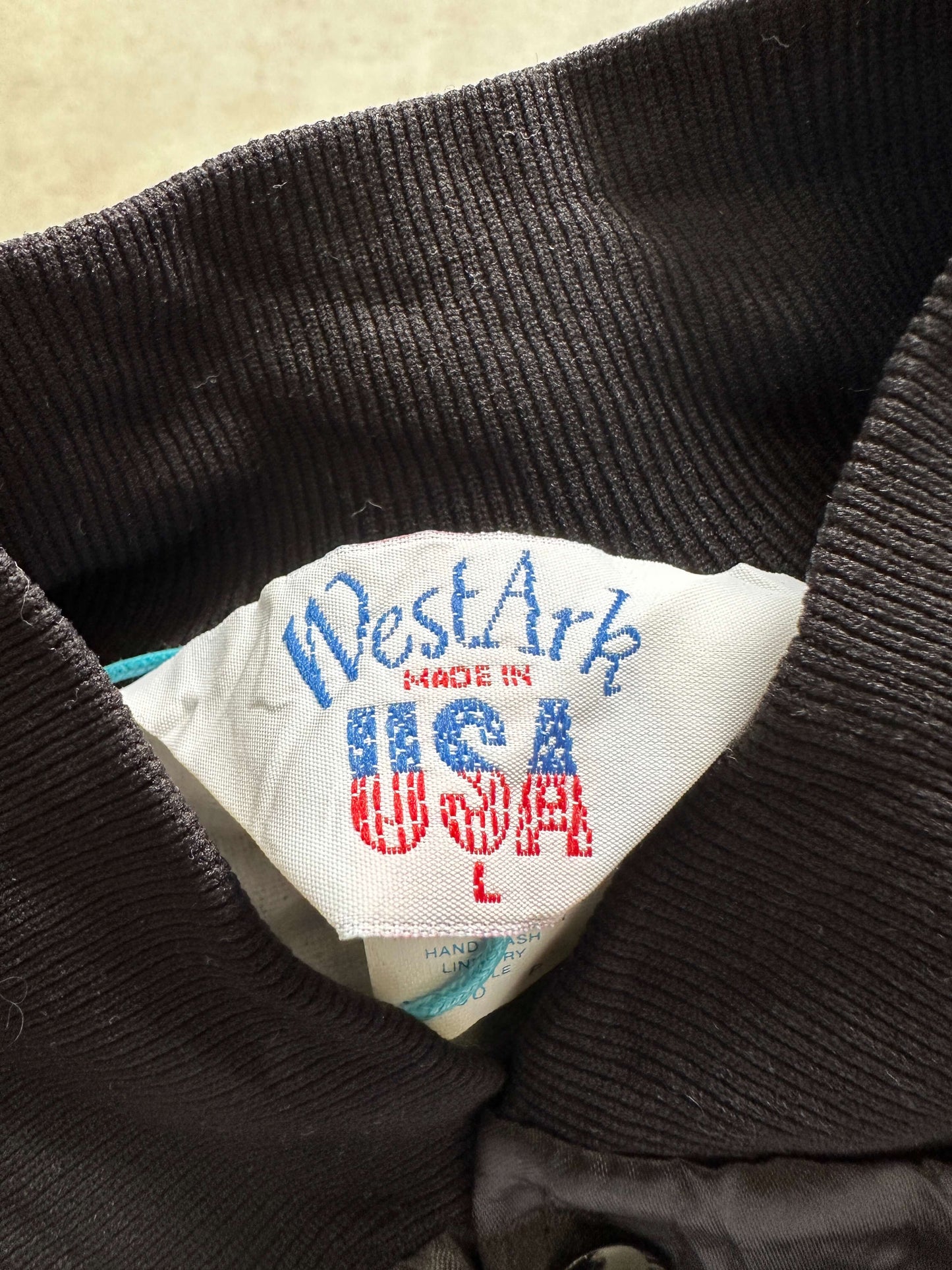 VINTAGE CASINO SATIN JACKET - MEDIUM