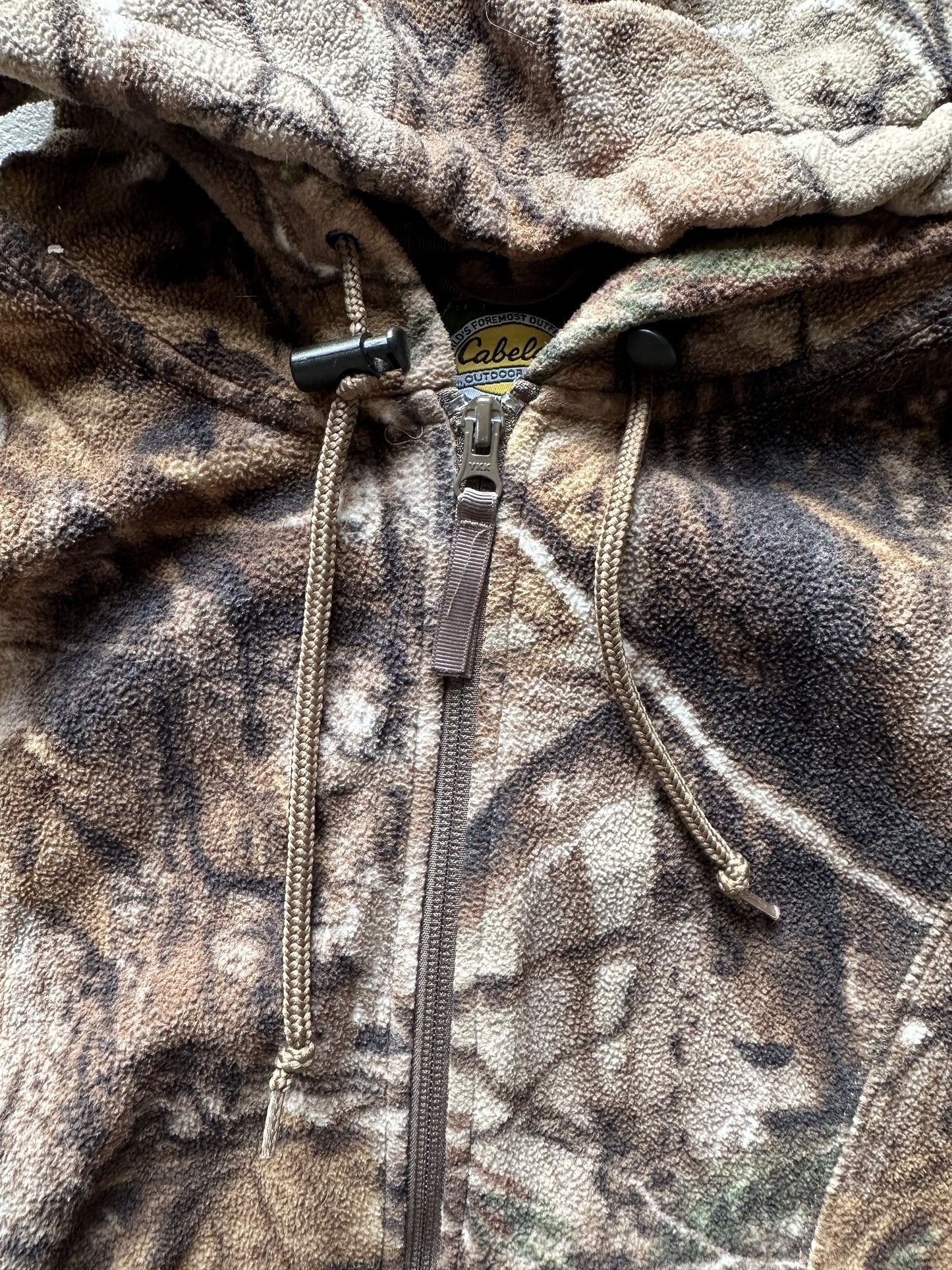 VINTAGE REALTREE CAMO FLEECE JACKET - LARGE